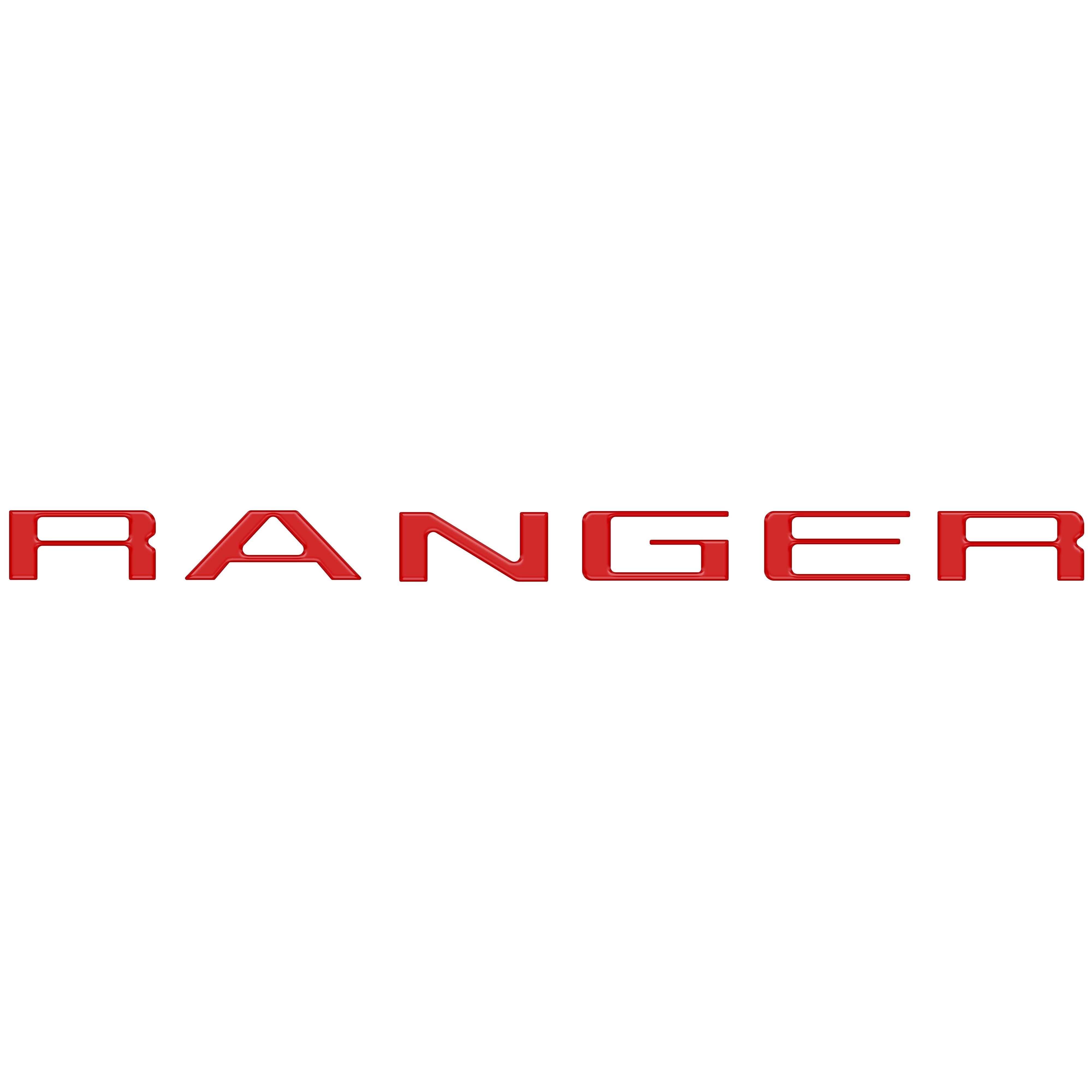 Tailgate Letter Inserts Fits 2019-2023 Ford Ranger
