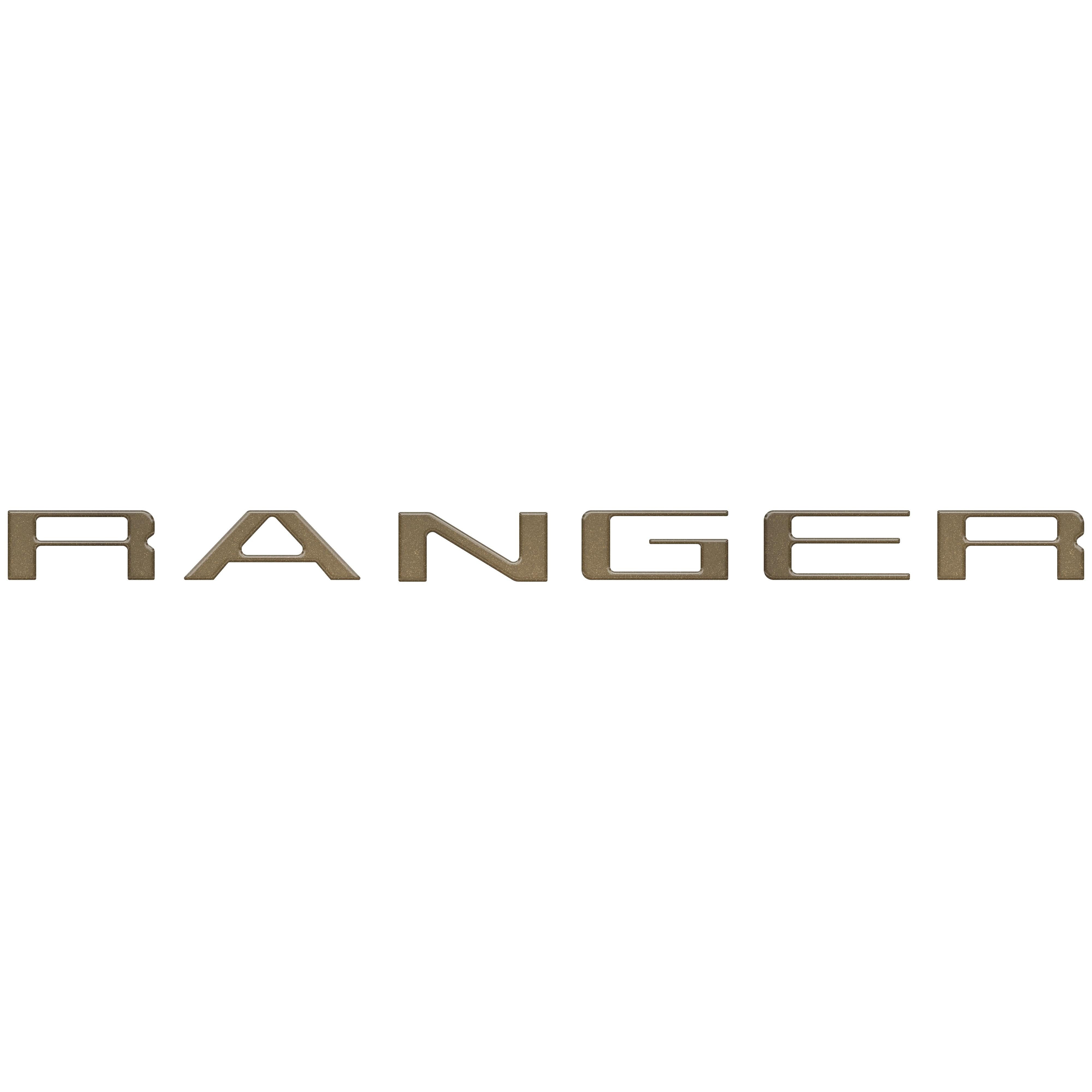 Tailgate Letter Inserts Fits 2024-2026 Ford Ranger