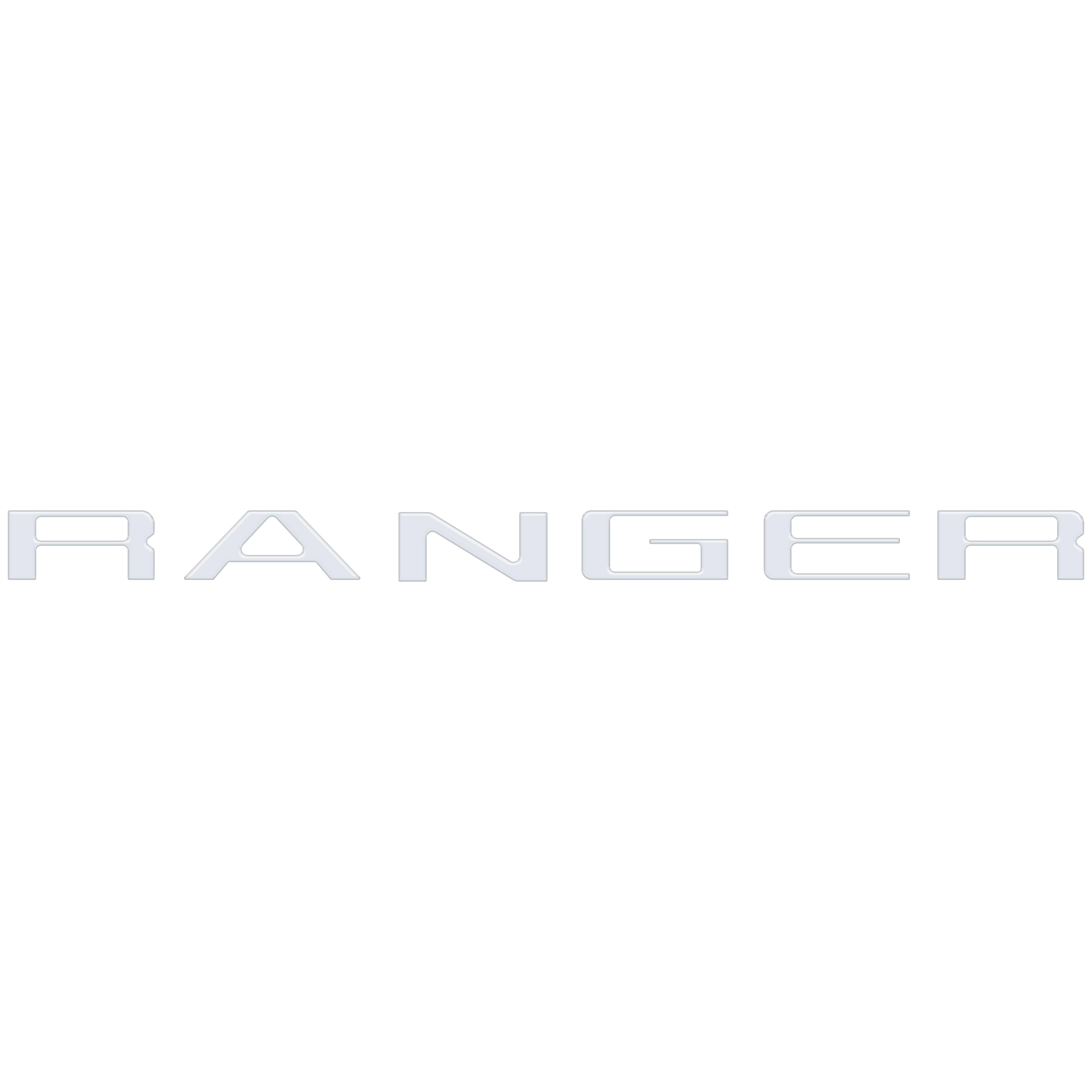Tailgate Letter Inserts Fits 2024-2026 Ford Ranger