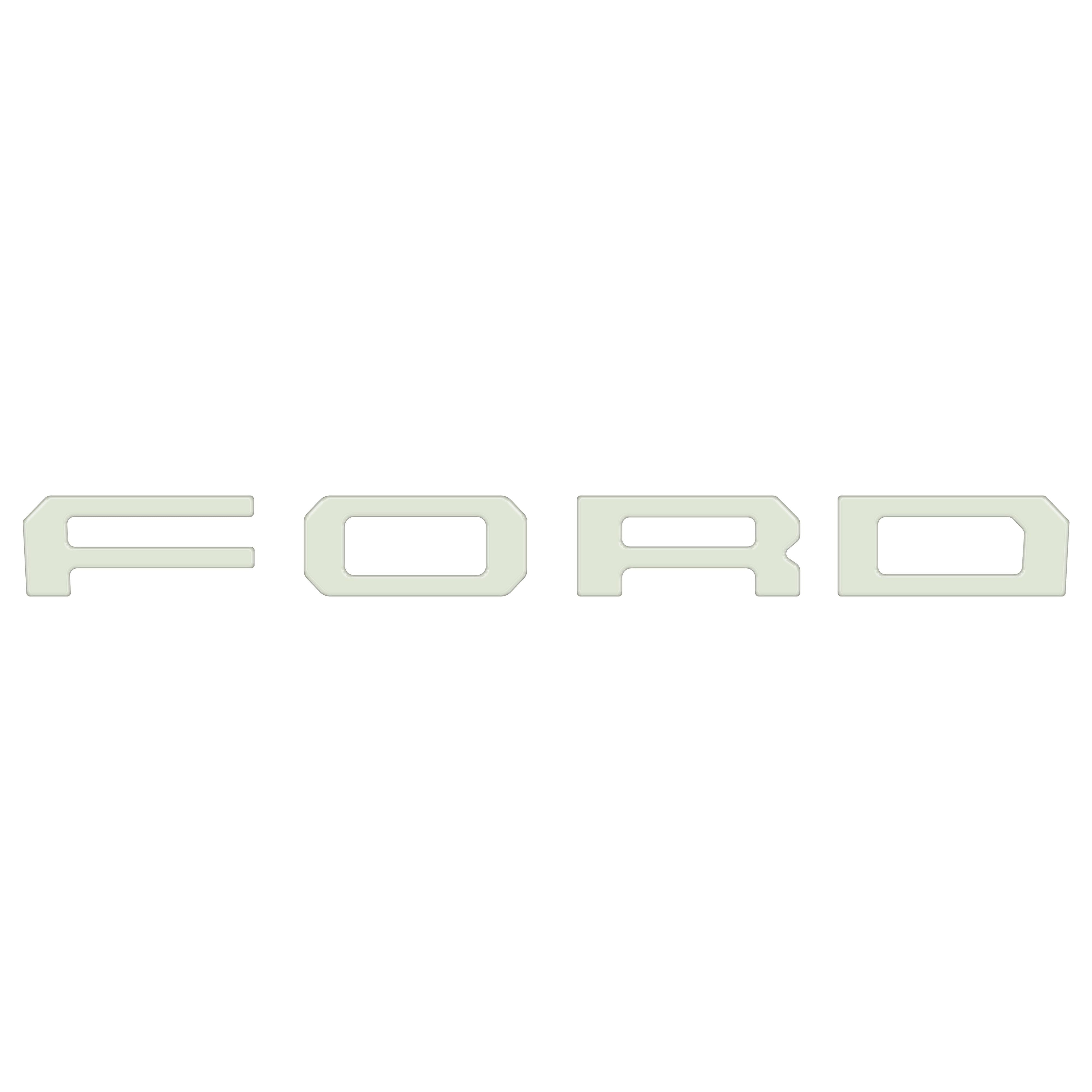 Grille Letter Overlays Fits 2019-2023 Ford Ranger