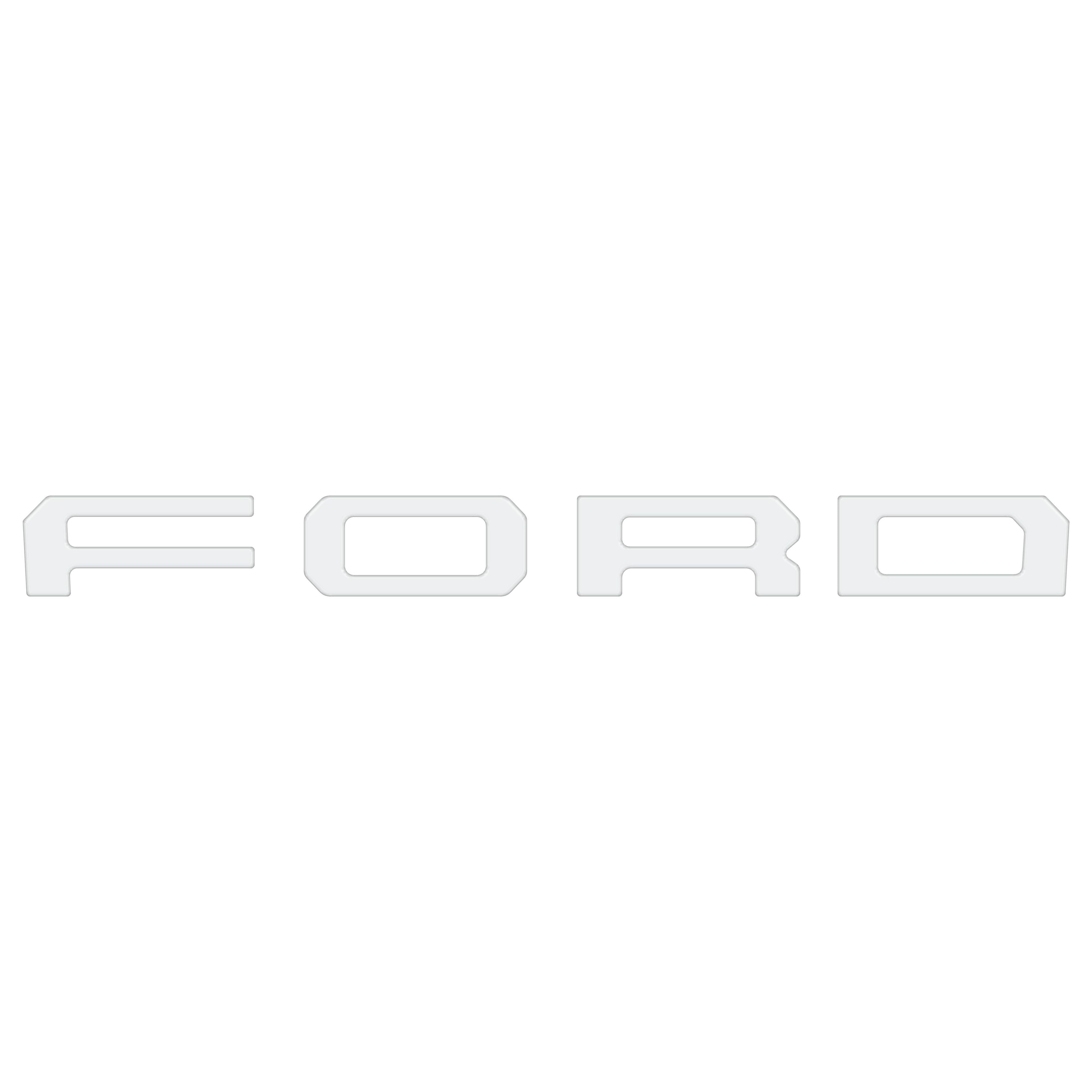 Grille Letter Overlays Fits 2019-2023 Ford Ranger