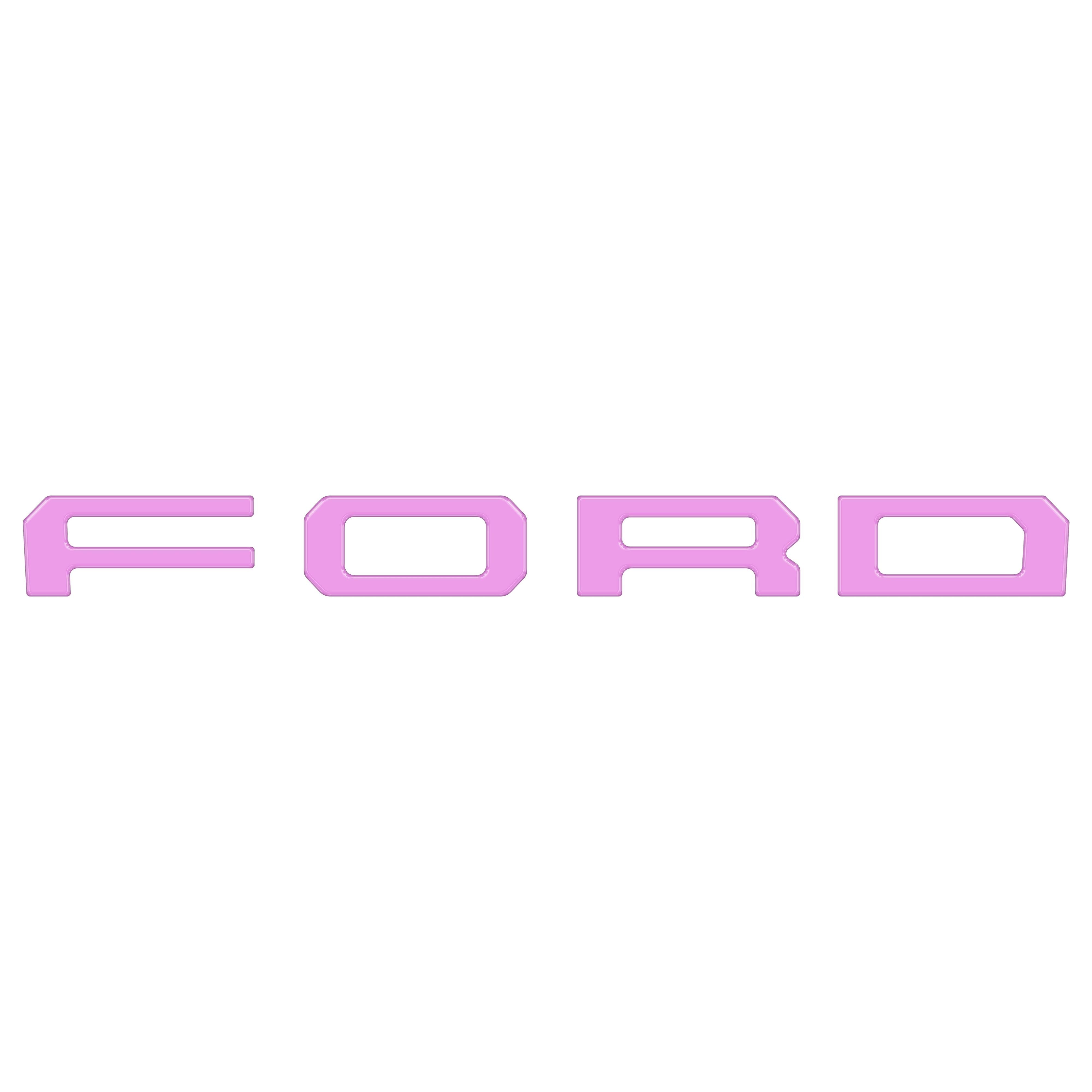 Grille Letter Overlays Fits 2019-2023 Ford Ranger