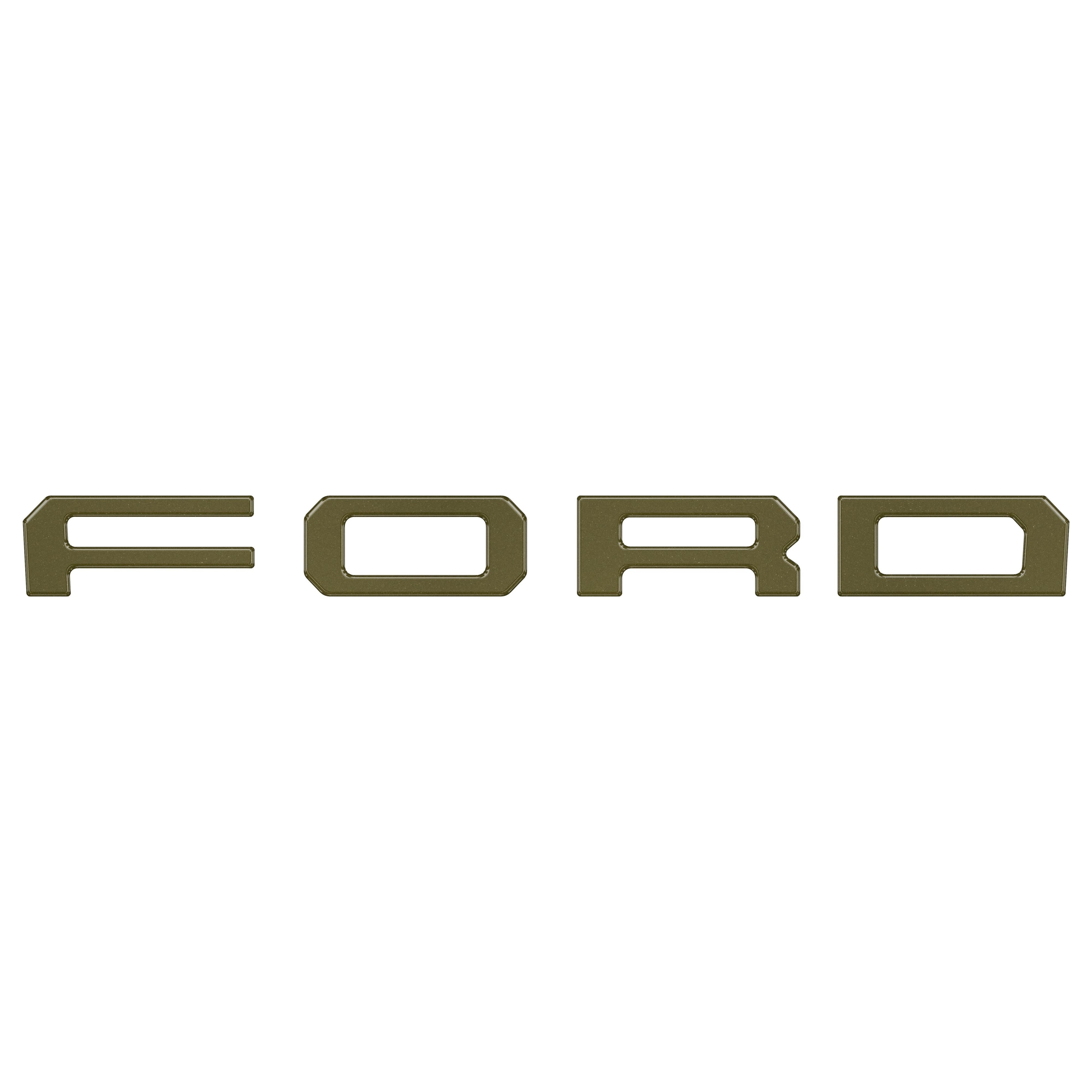 Grille Letter Overlays Fits 2019-2023 Ford Ranger