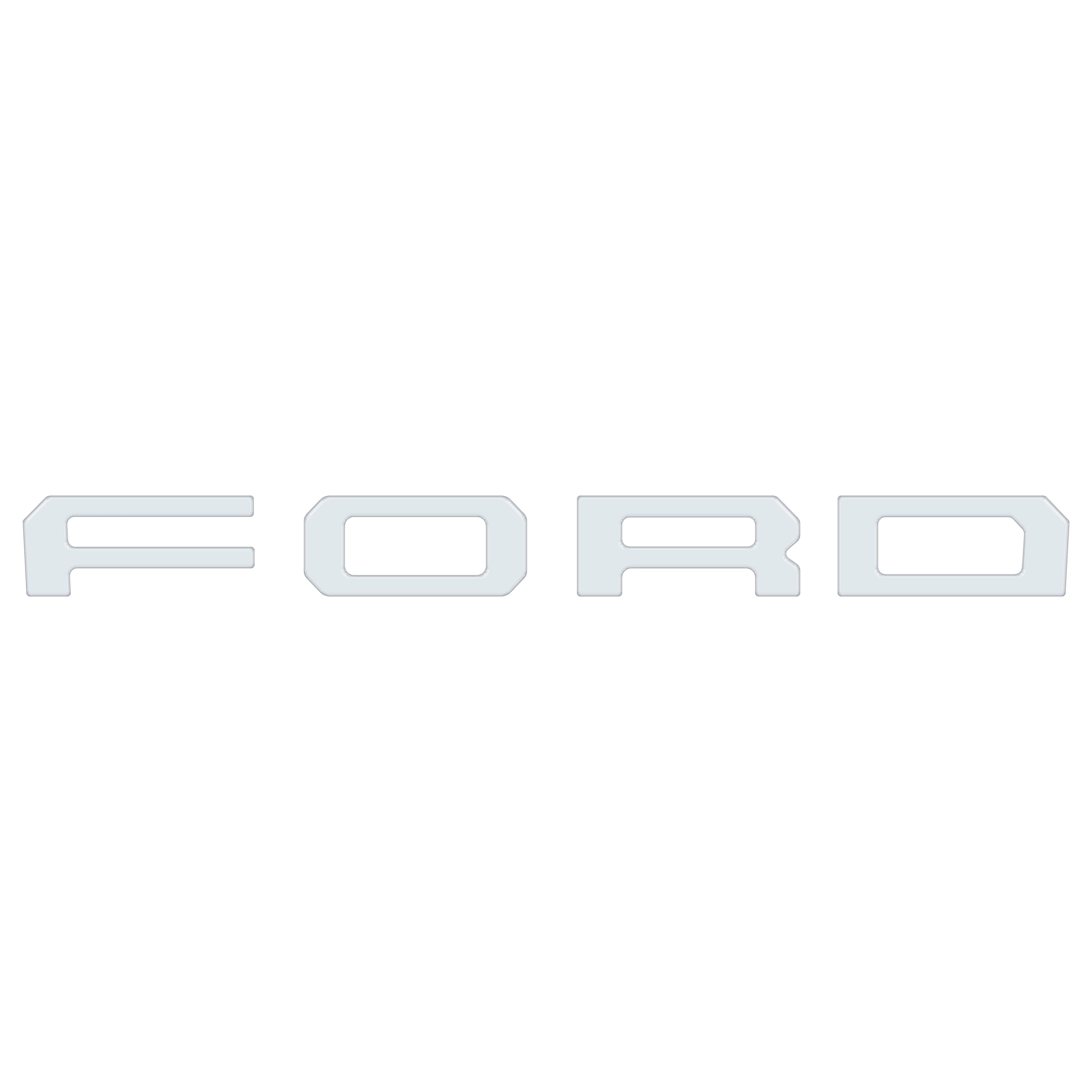 Grille Letter Overlays Fits 2019-2023 Ford Ranger