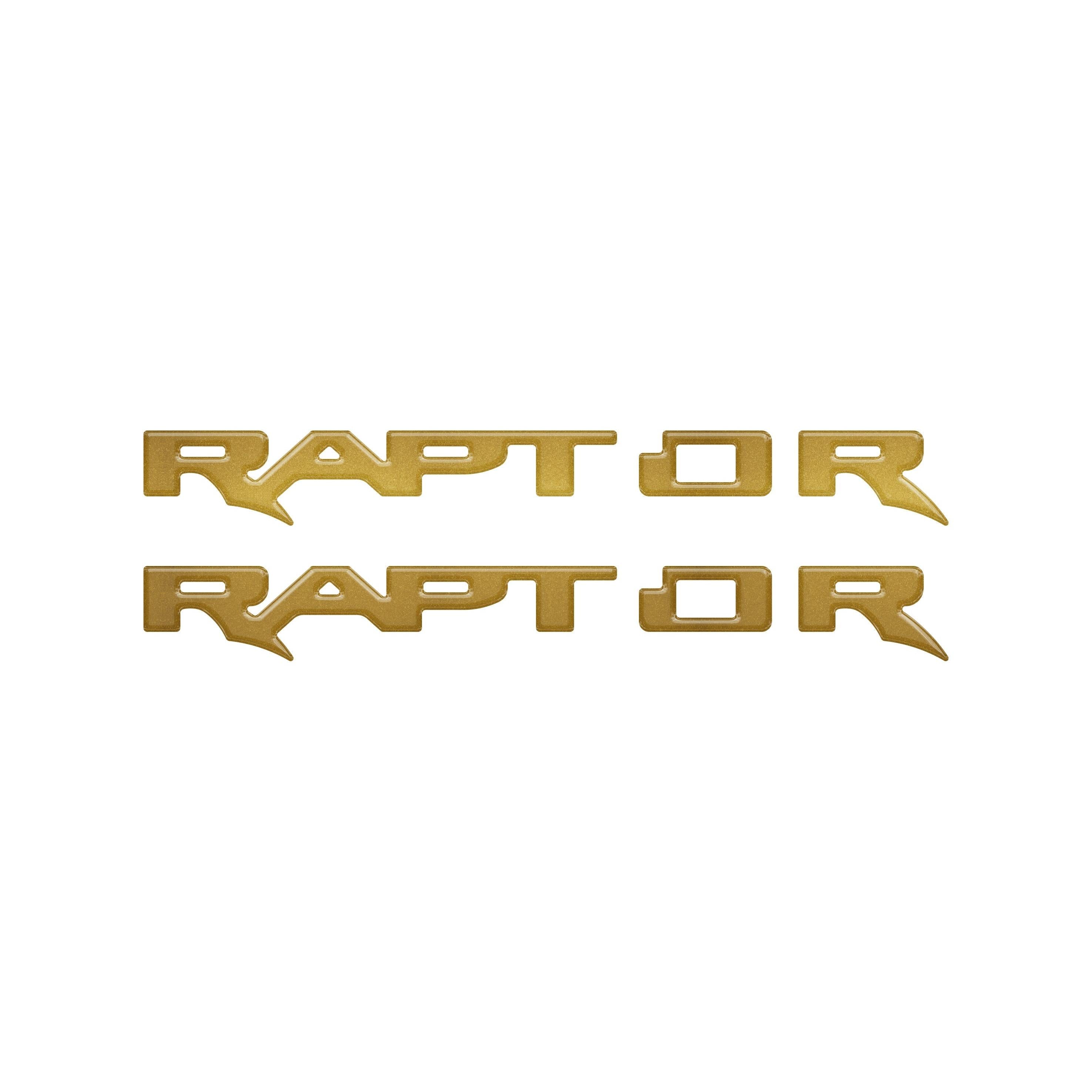 Raptor Running Board Emblem Overlays Fits 2024-2026 Ford Ranger Raptor