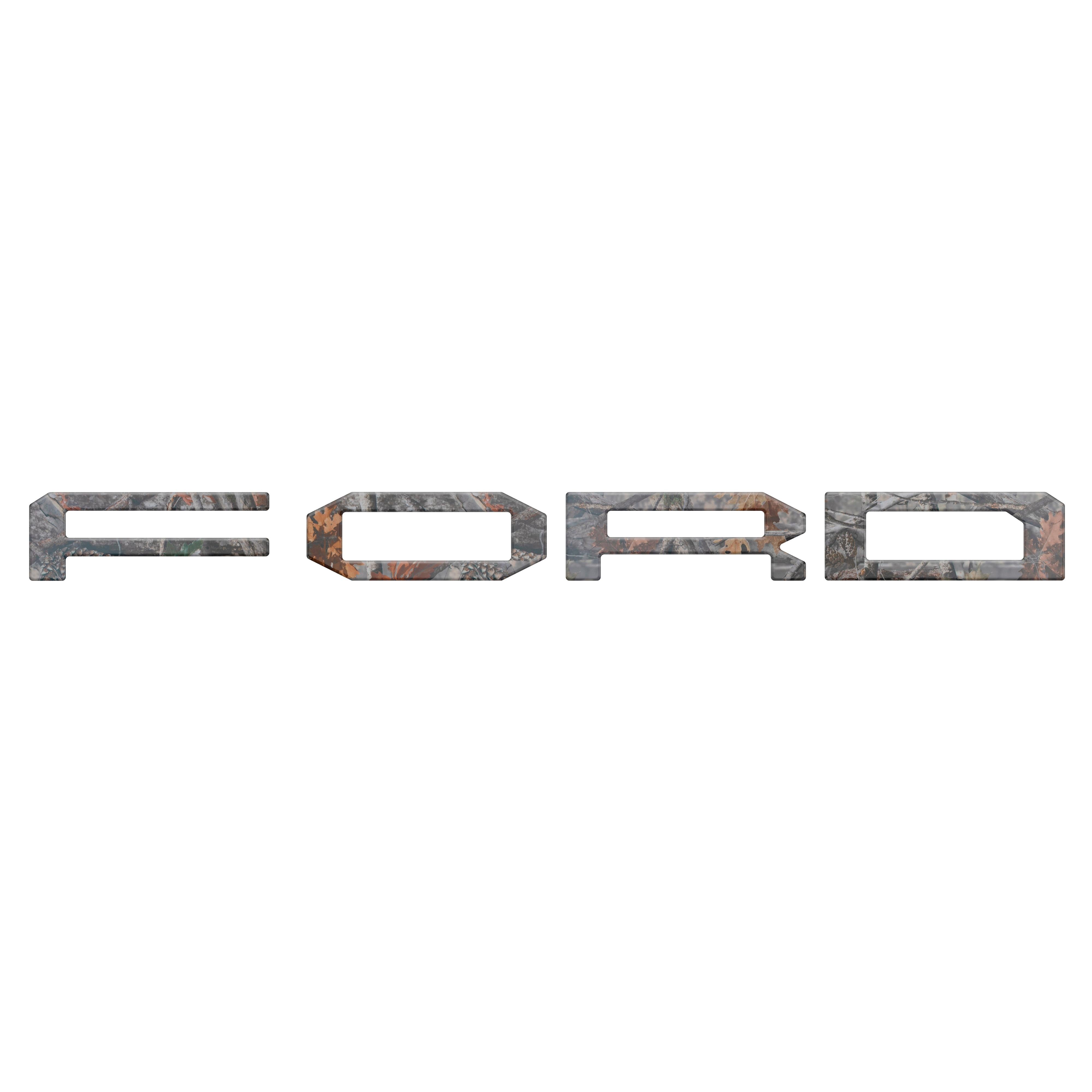 Grille Letter Overlays Fits 2024-2026 Ford Ranger Raptor