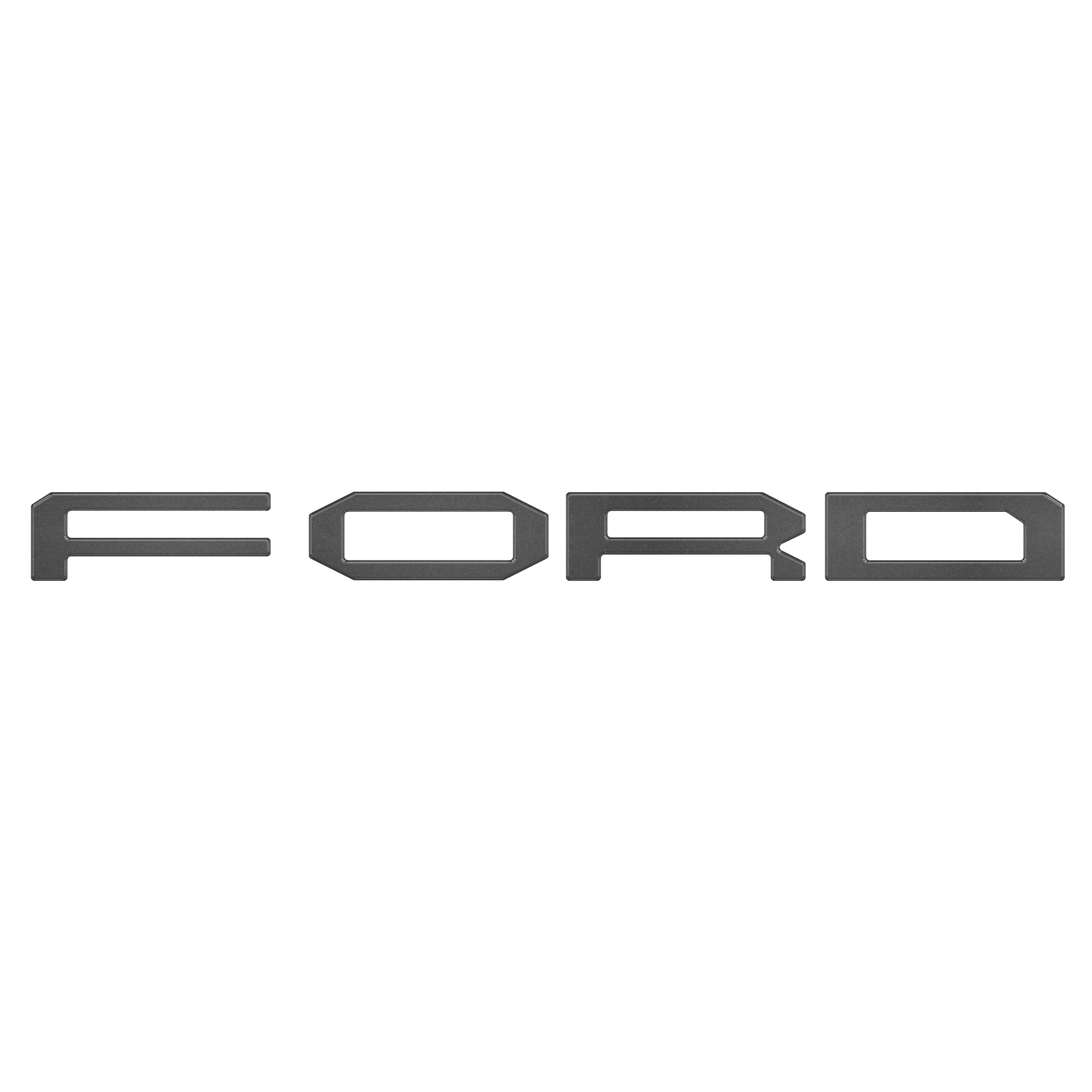 Grille Letter Overlays Fits 2024-2026 Ford Ranger Raptor