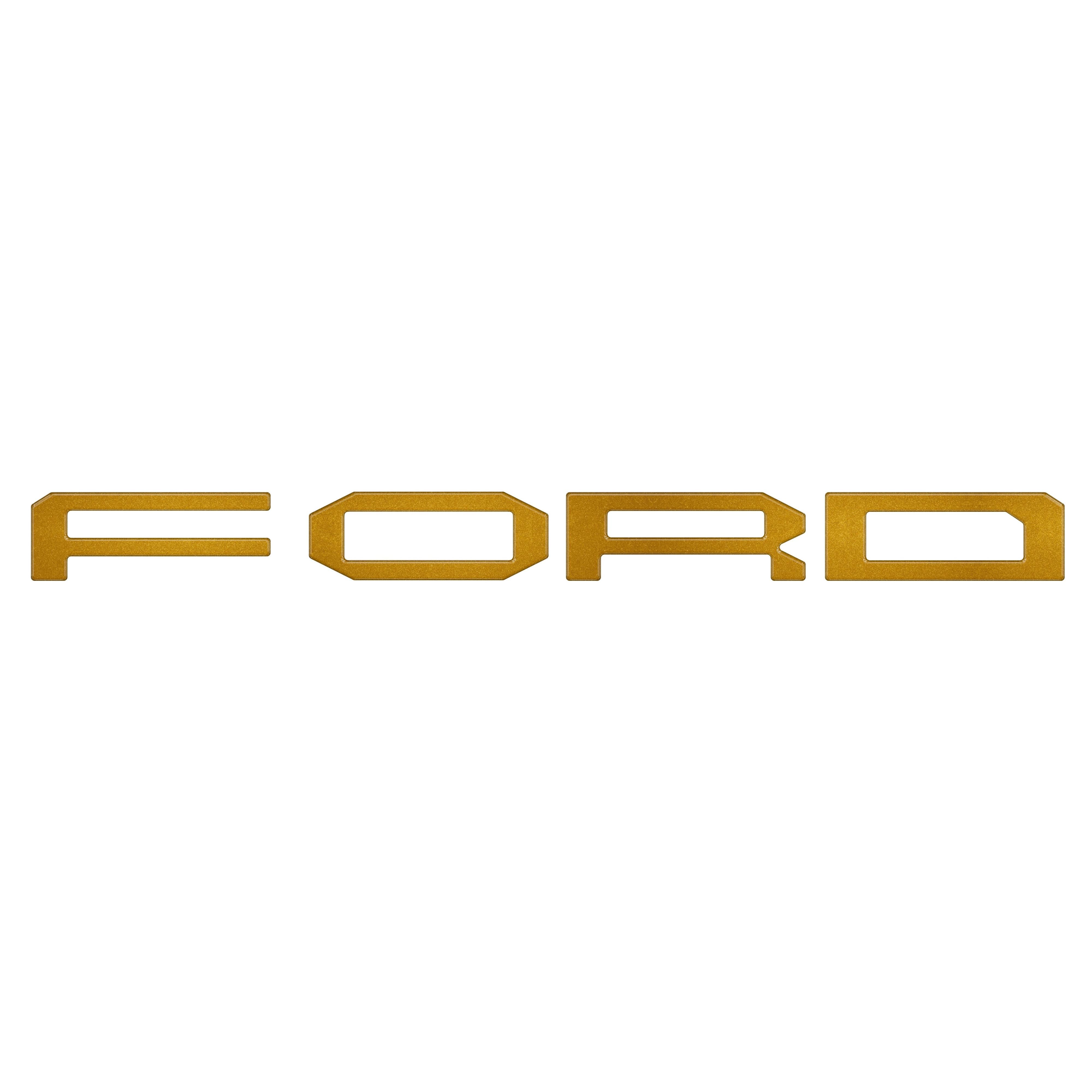 Grille Letter Overlays Fits 2024-2026 Ford Ranger Raptor