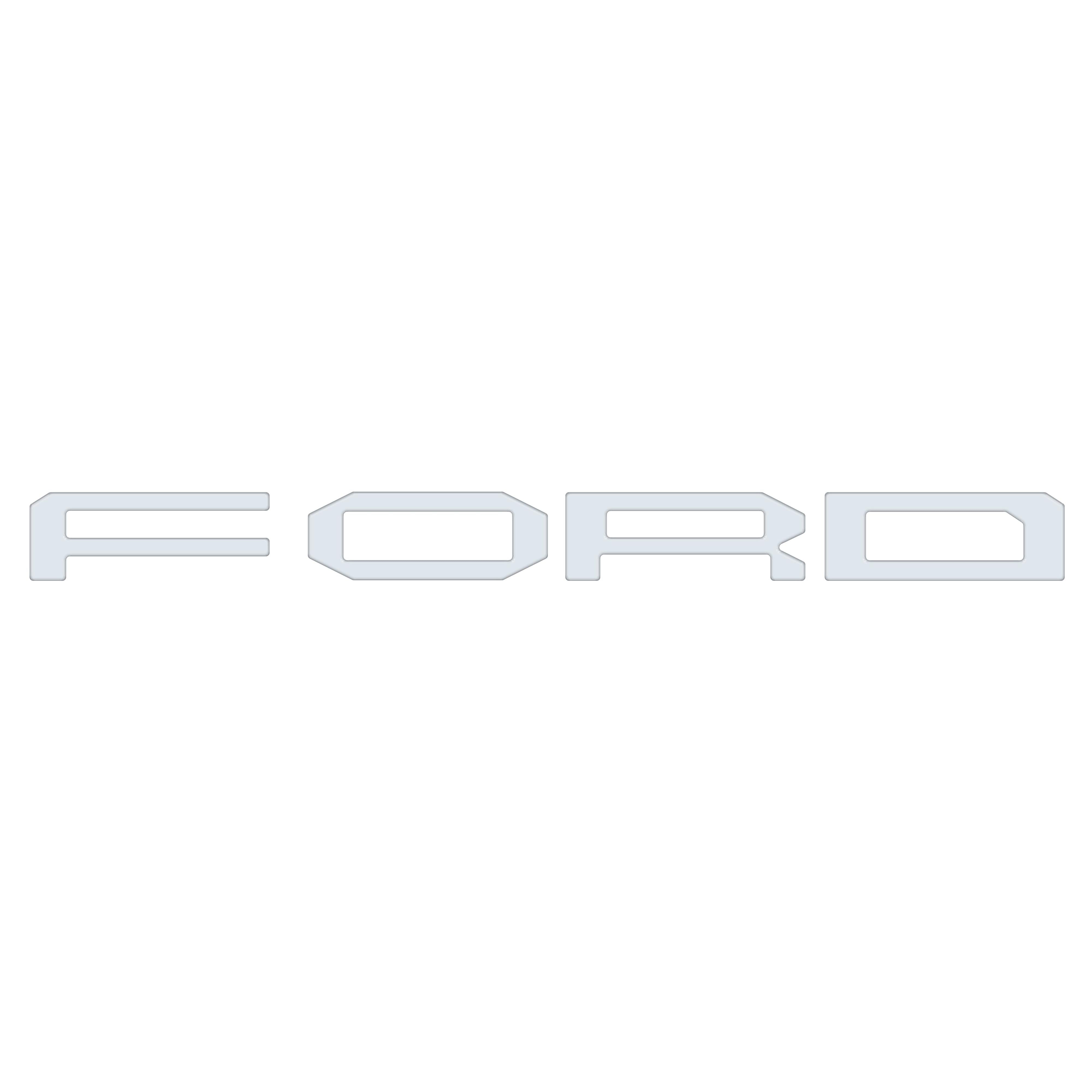 Grille Letter Overlays Fits 2024-2026 Ford Ranger Raptor