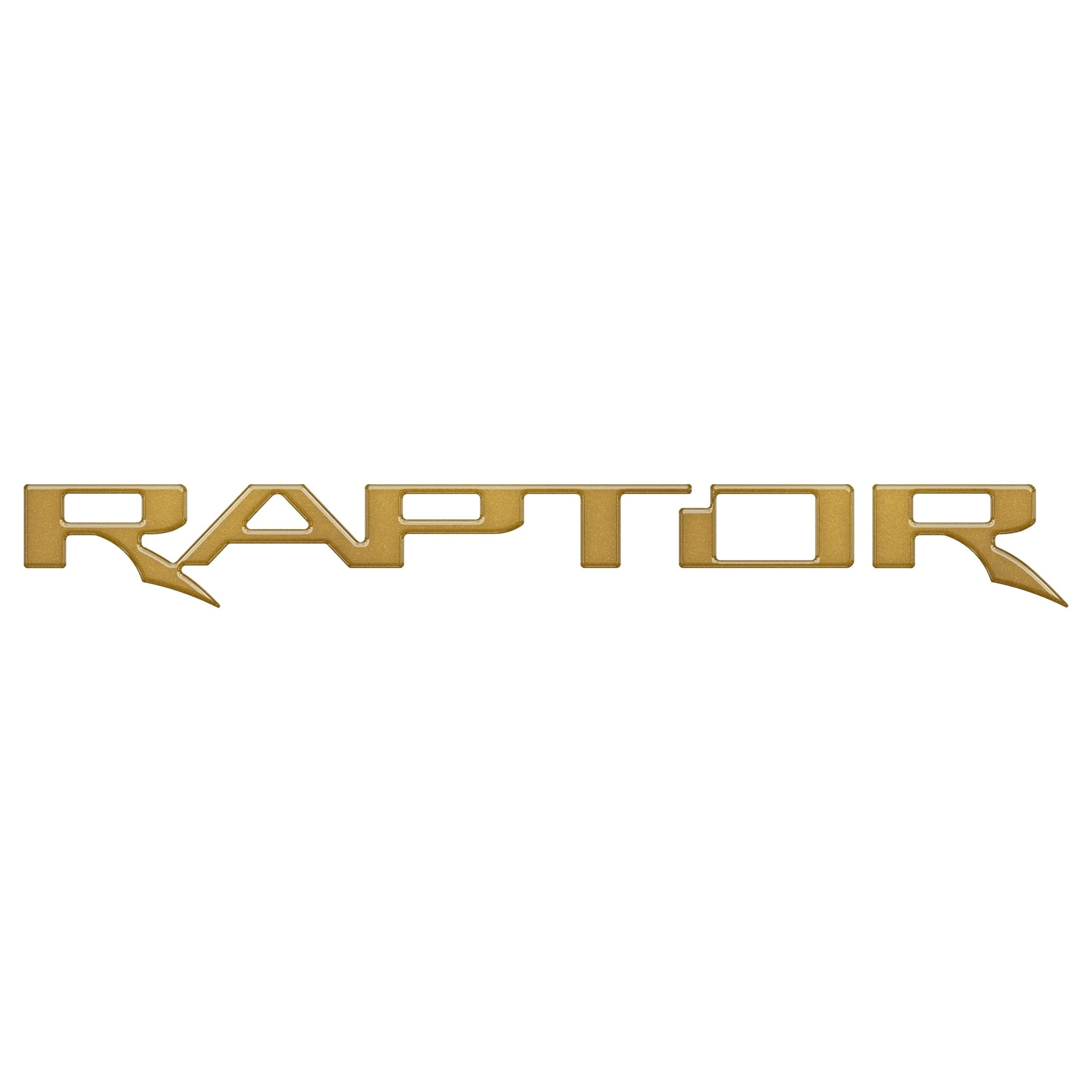 Raptor Tailgate Emblem Inserts Fits 2024-2026 Ford Ranger