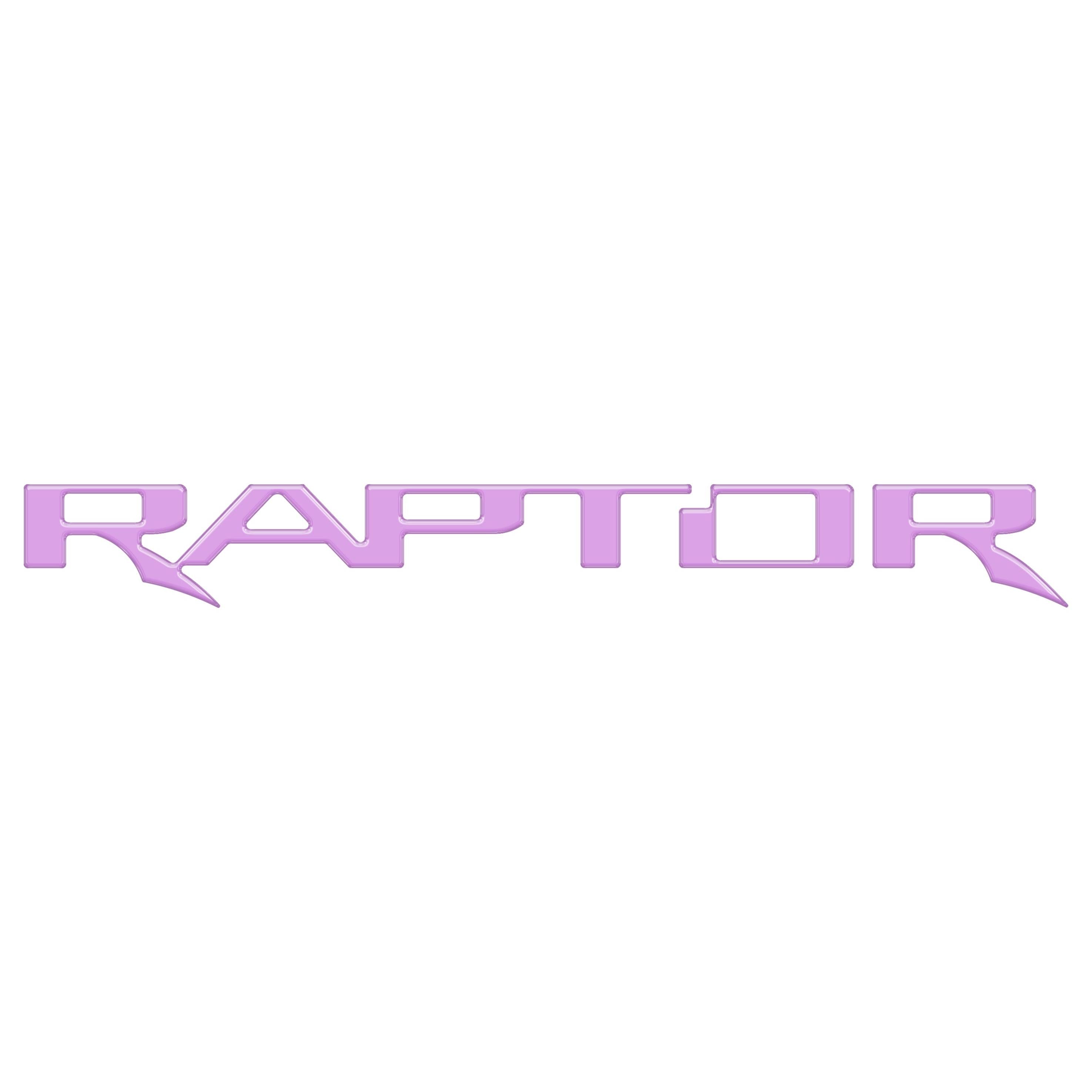 Raptor Tailgate Emblem Inserts Fits 2024-2026 Ford Ranger