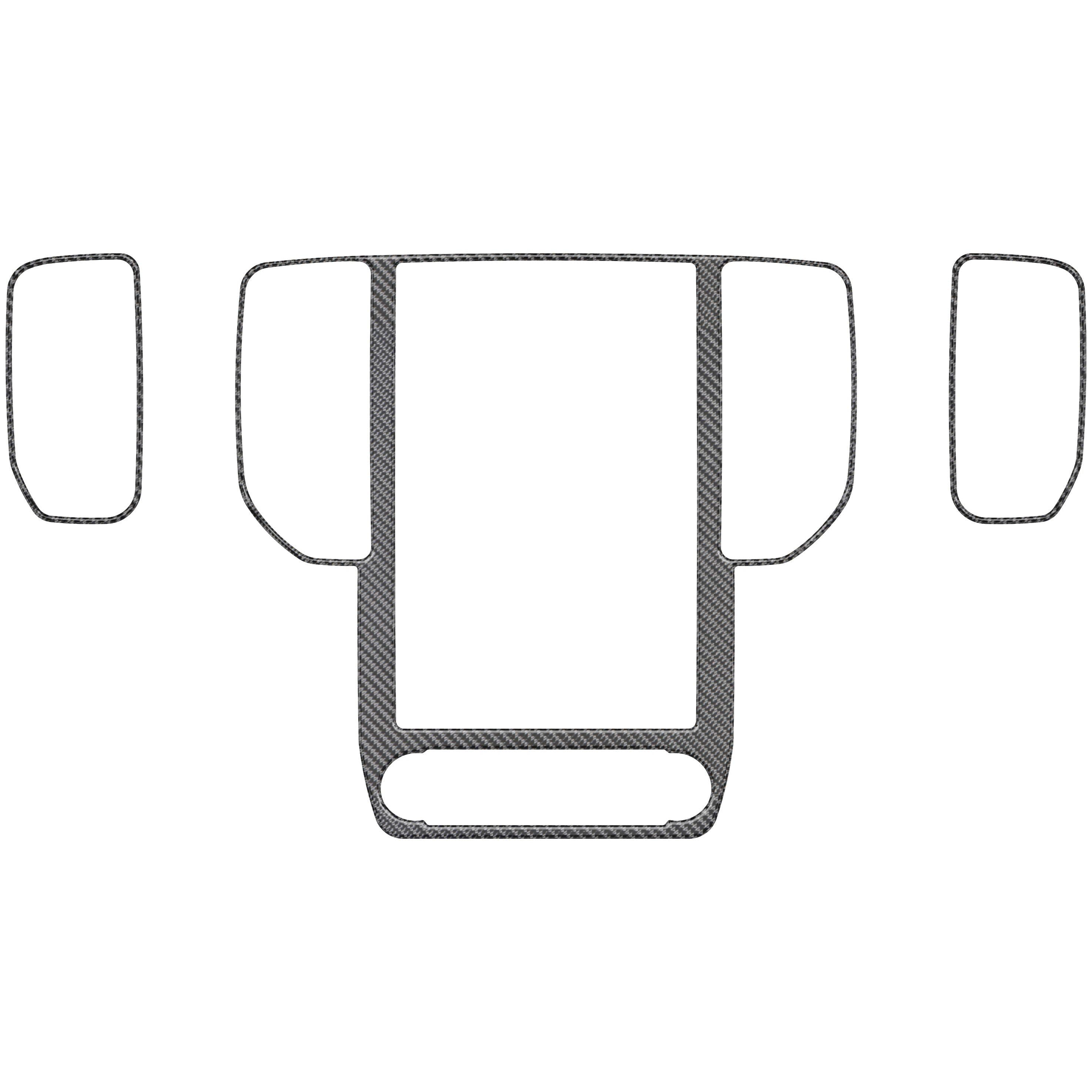Display Screen/A.C. Vent Accent Trim Fits 2024-2026 Ford Ranger