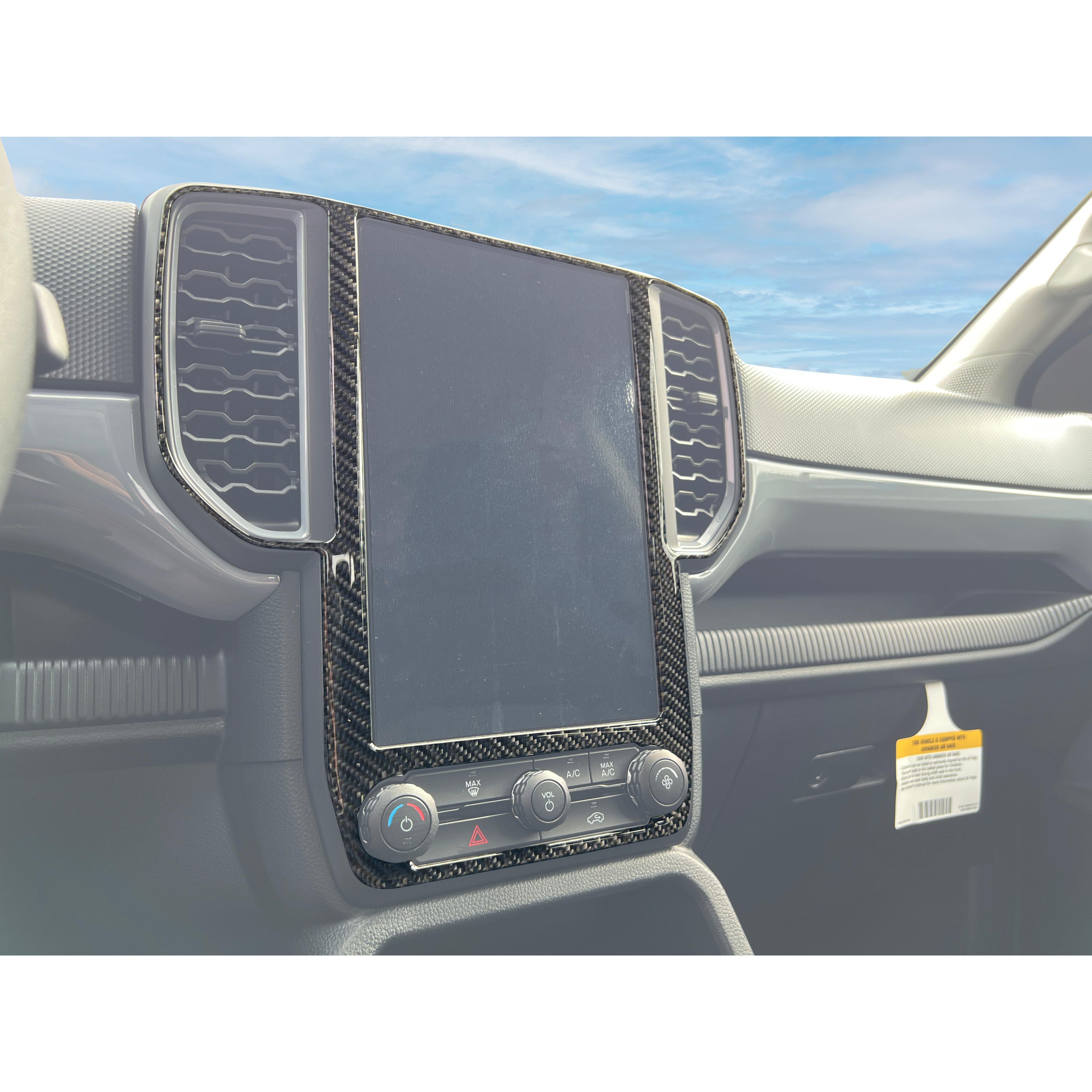 Display Screen/A.C. Vent Accent Trim Fits 2024-2026 Ford Ranger