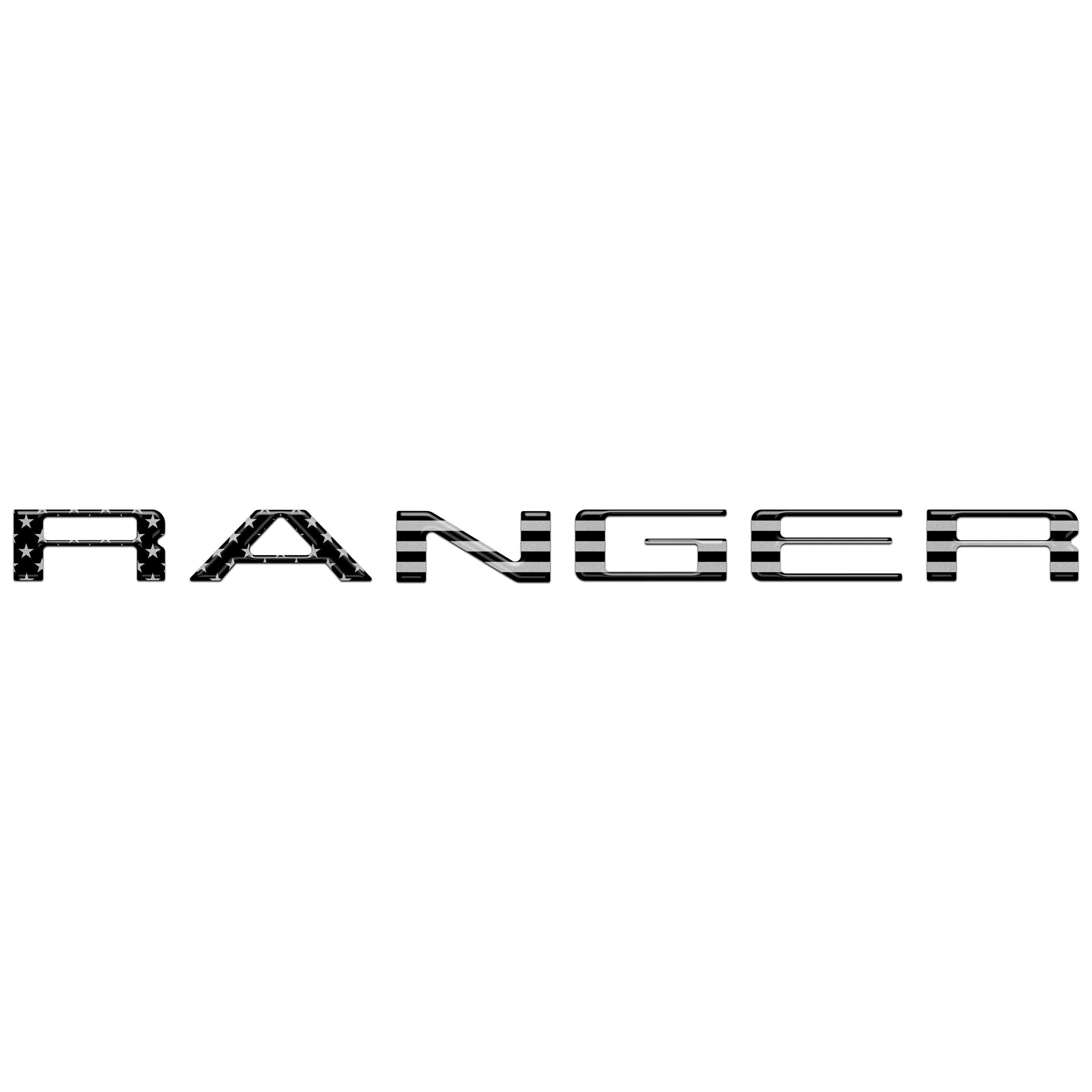 Hood Lettering Kit Fits 2024-2025 Ford Ranger