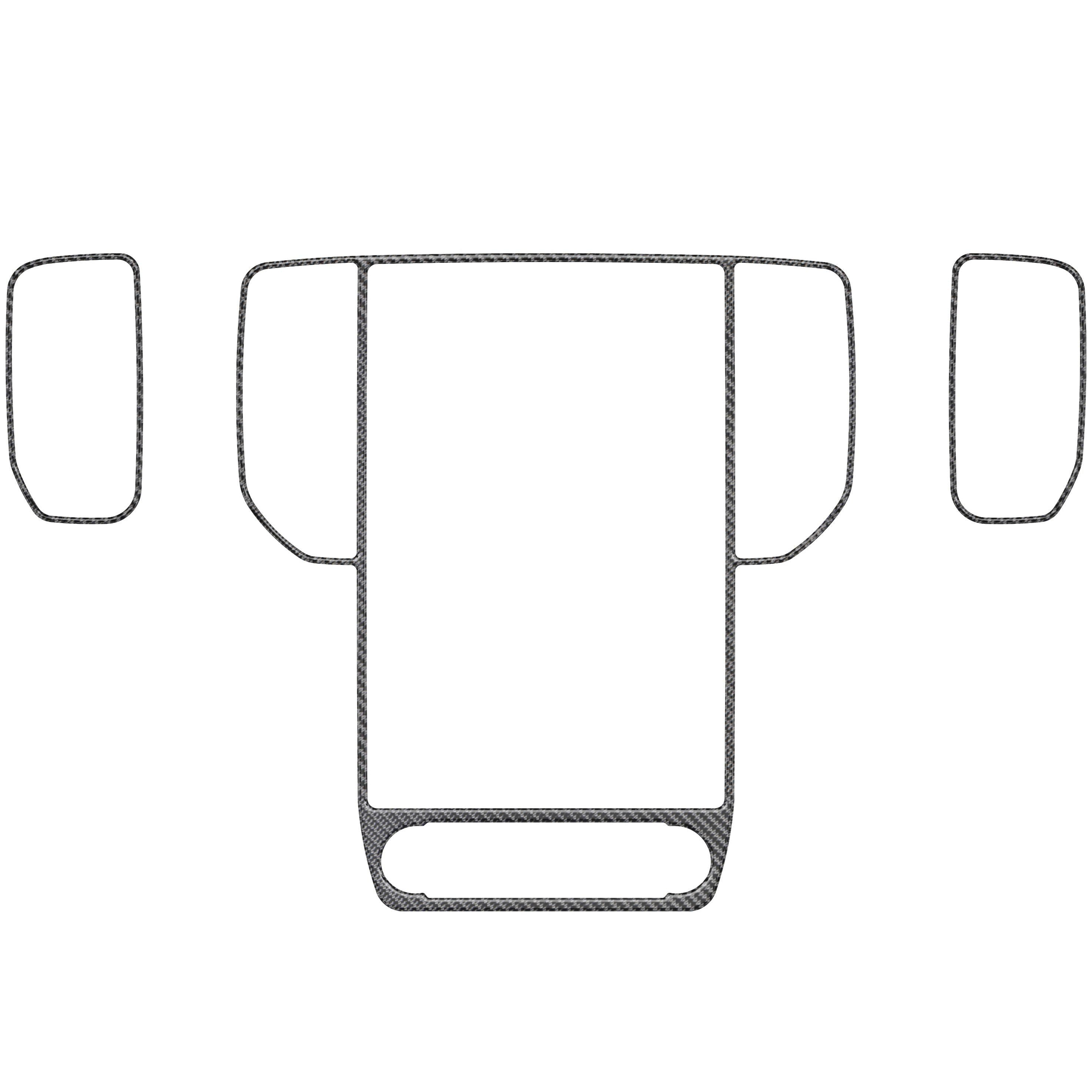 Display Screen/A.C. Vent Accent Trim Fits 2024-2026 Ford Ranger