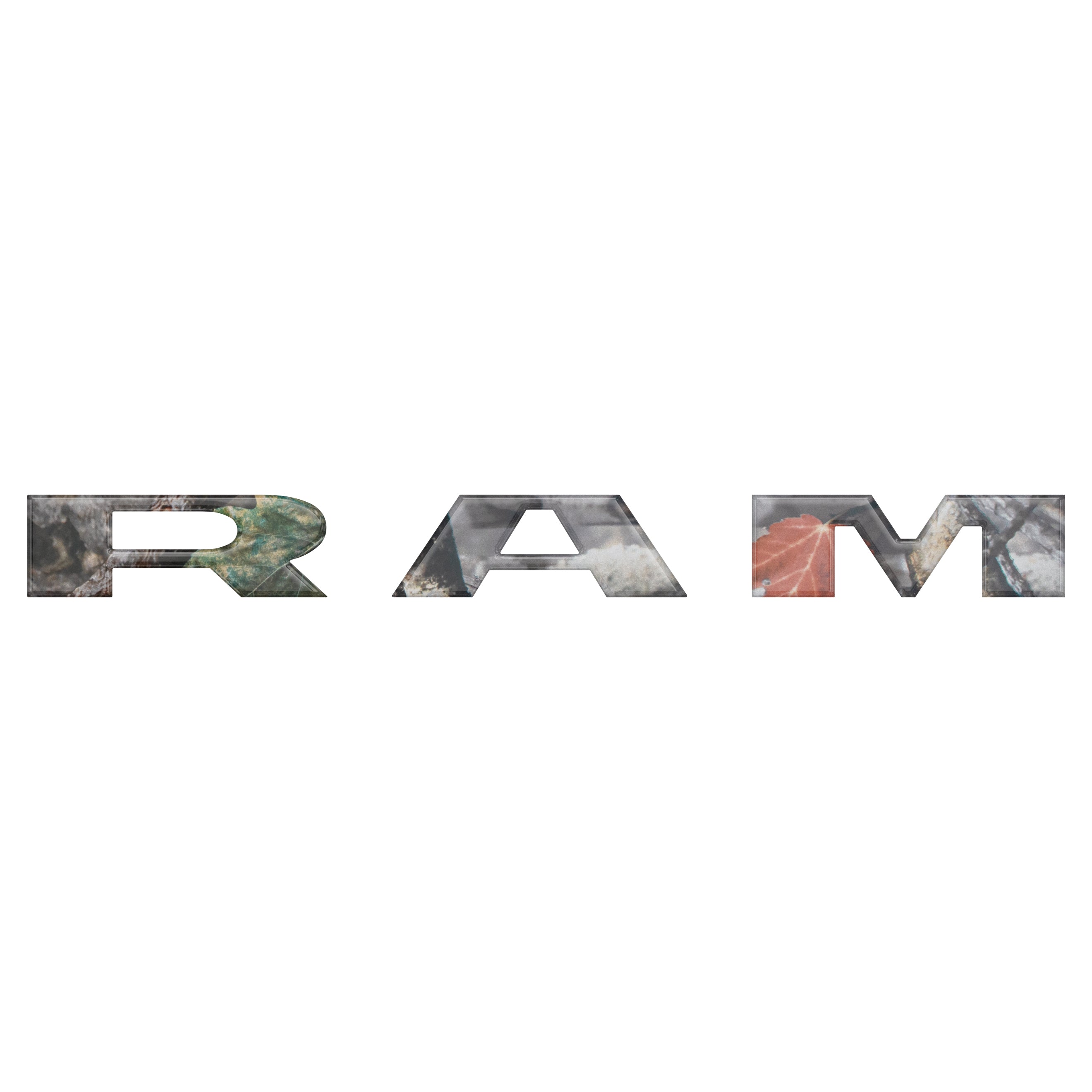 Grille Letter Overlays Fits 2025-2026 Ram 1500/2500/3500