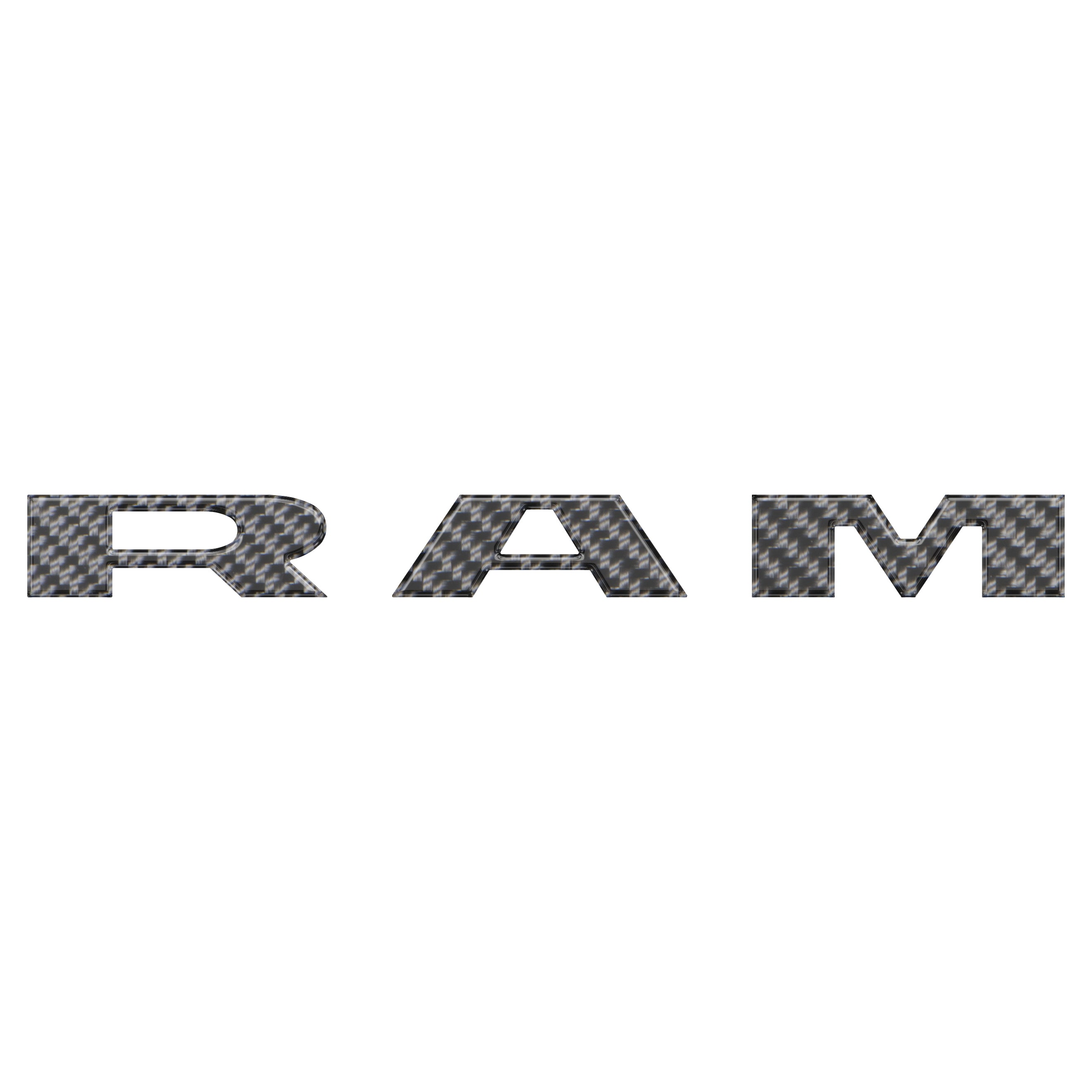 Grille Letter Overlays Fits 2025-2026 Ram 1500/2500/3500
