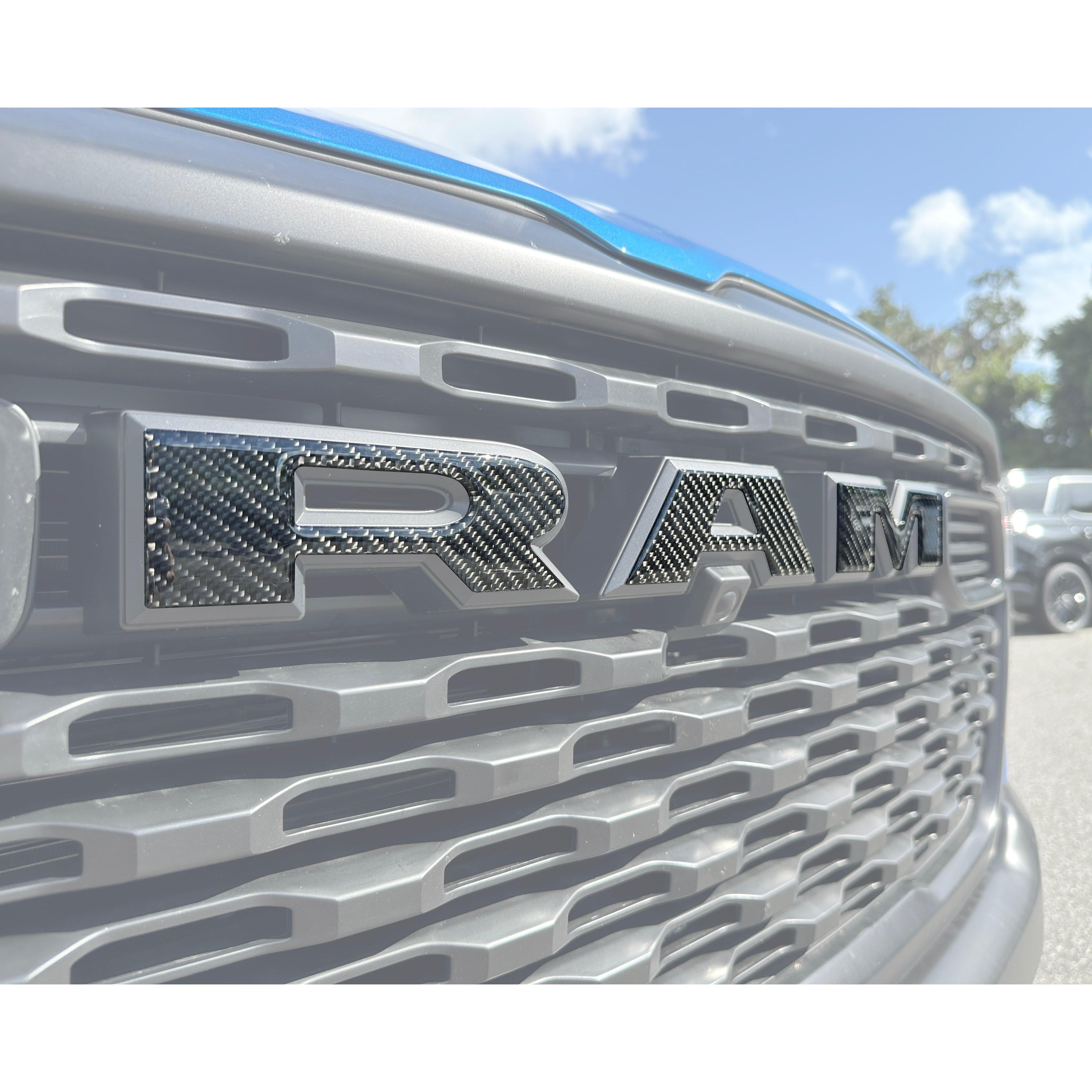 Grille Letter Overlays Fits 2025-2026 Ram 1500/2500/3500