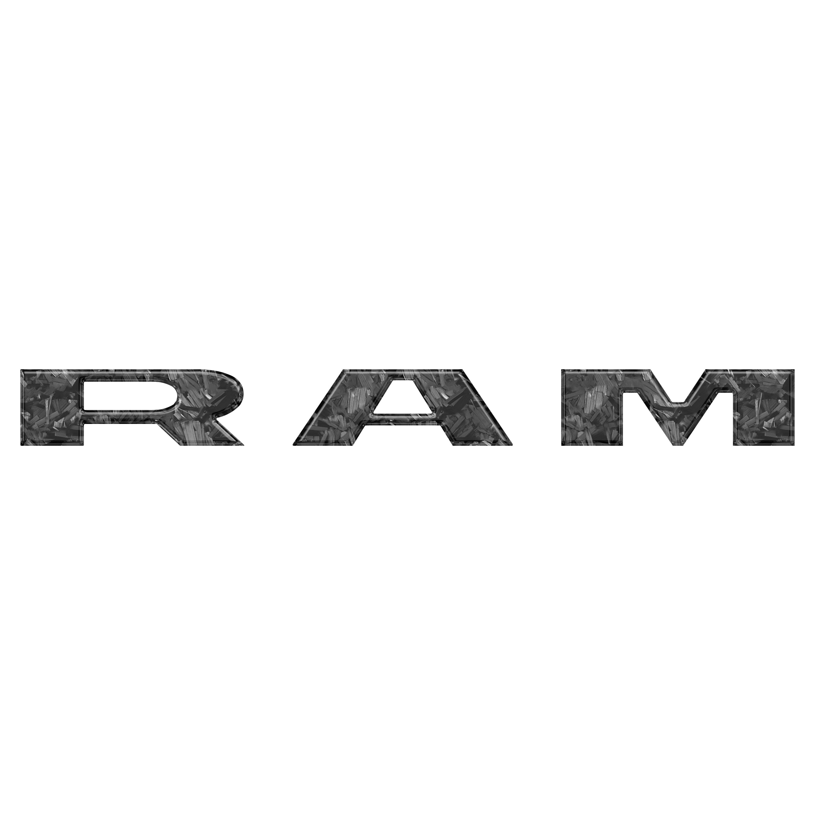 Grille Letter Overlays Fits 2025-2026 Ram 1500/2500/3500