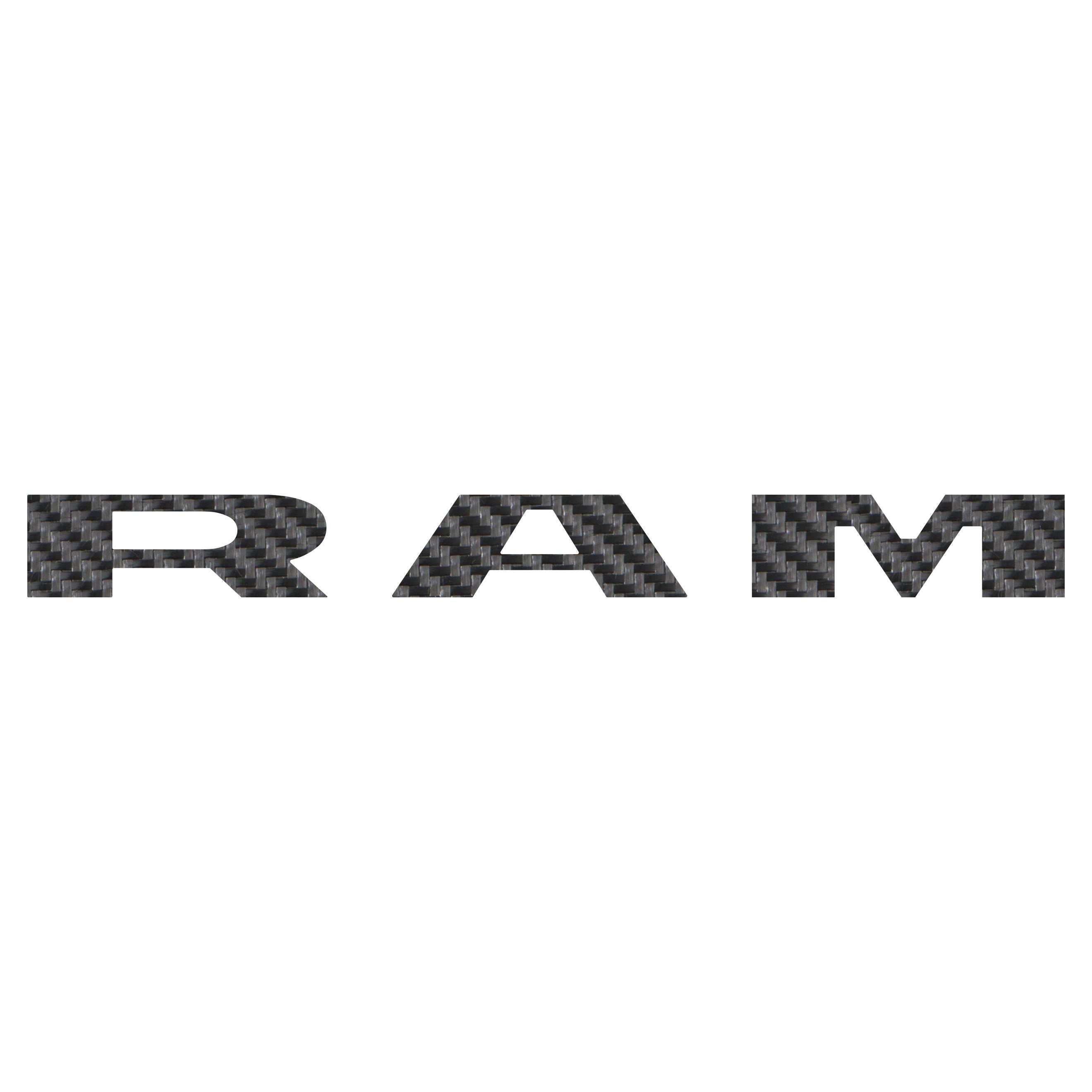 Grille Letter Overlays Fits 2025-2026 Ram 1500/2500/3500