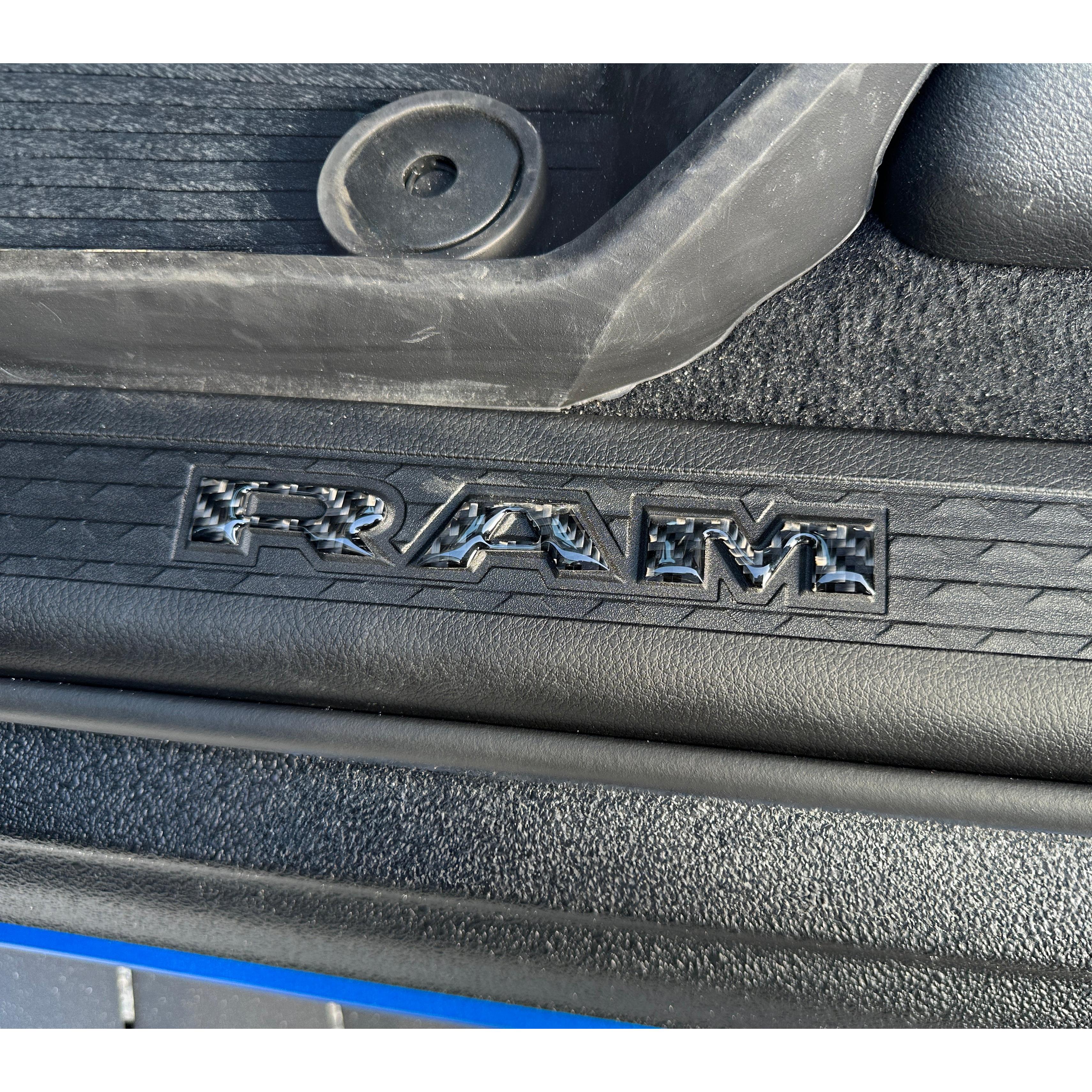 Doorsill Plate Letter Overlays Fits 2025-2026 Ram 1500/2500/3500