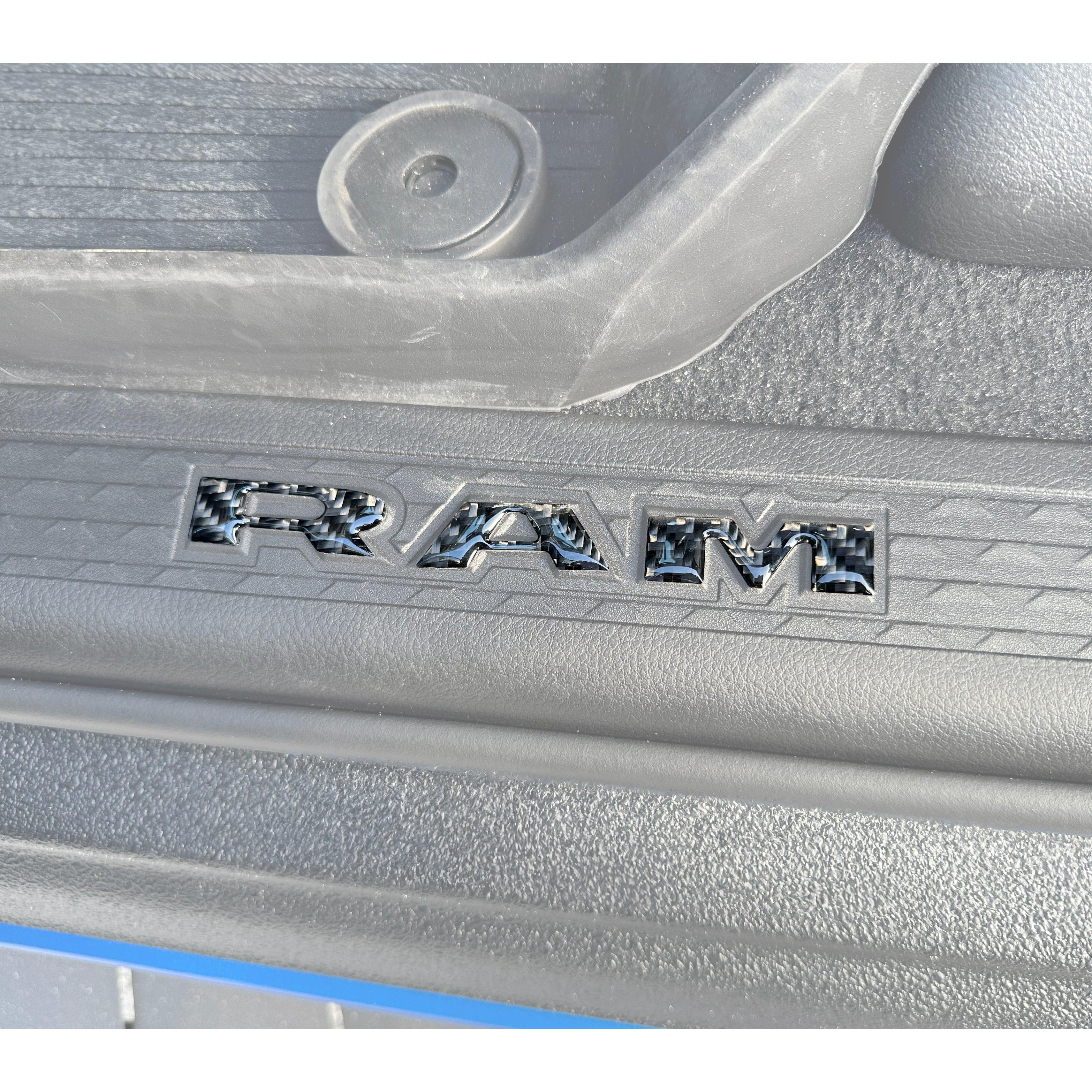 Doorsill Plate Letter Overlays Fits 2025-2026 Ram 1500/2500/3500