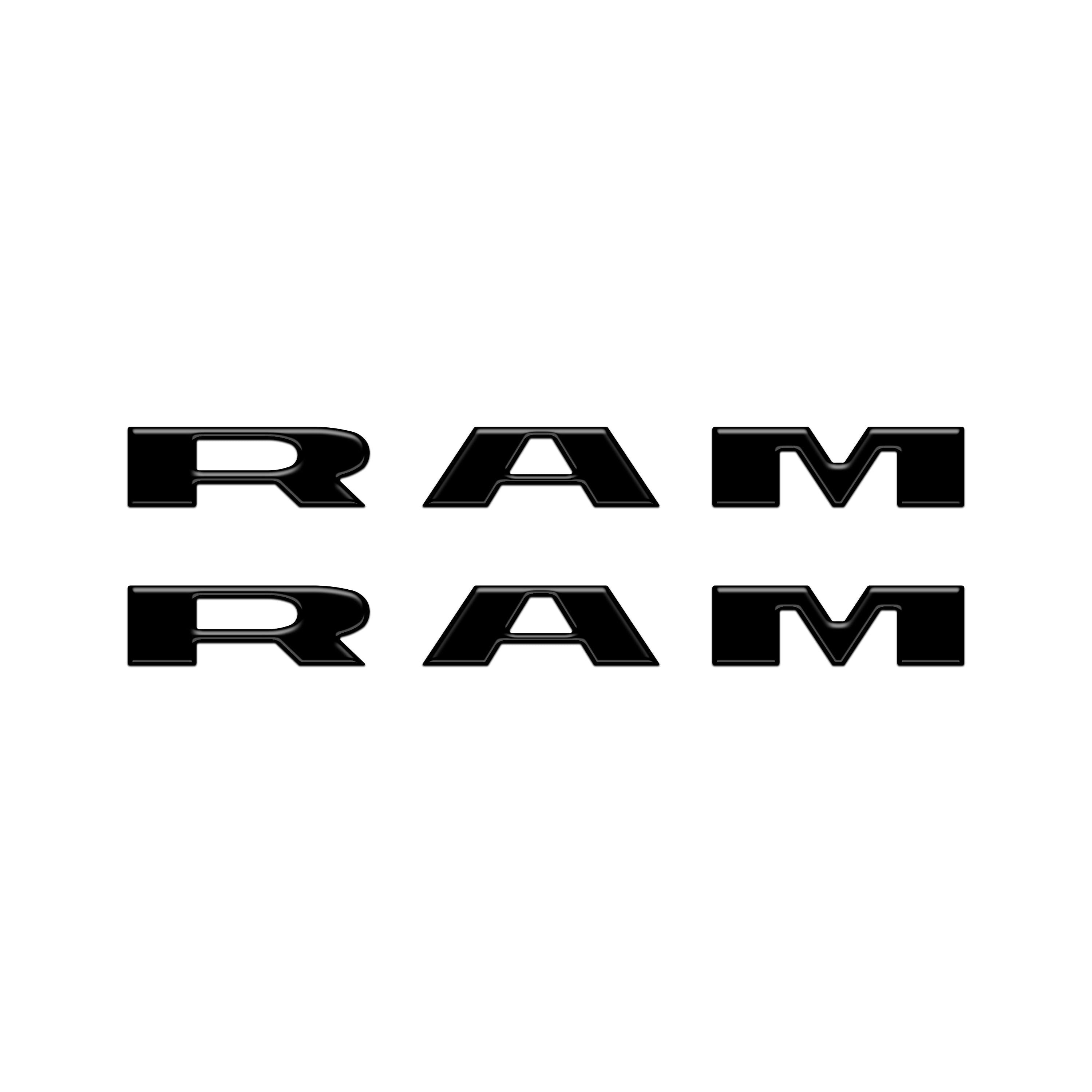 Front Door Emblem Overlays Fits 2025-2026 Ram 1500/2500/3500