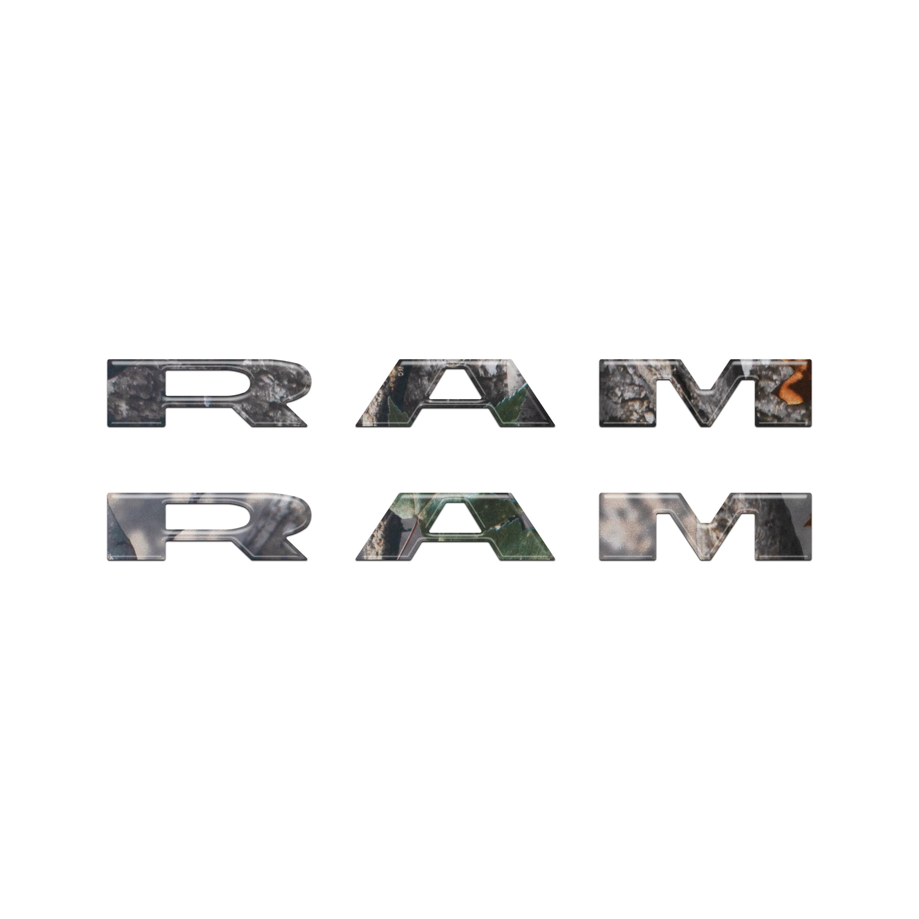 Front Door Emblem Overlays Fits 2025-2026 Ram 1500/2500/3500