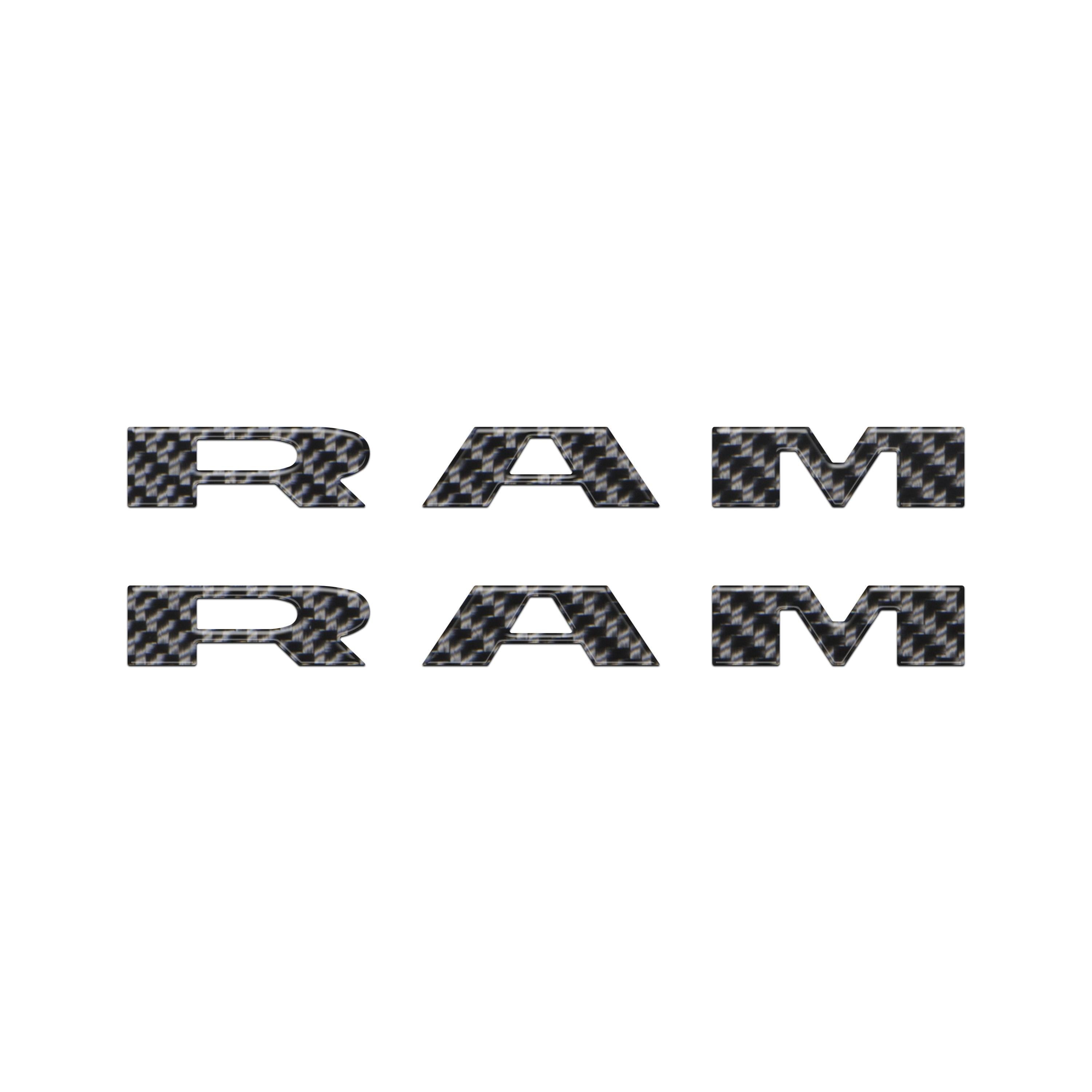 Front Door Emblem Overlays Fits 2025-2026 Ram 1500/2500/3500
