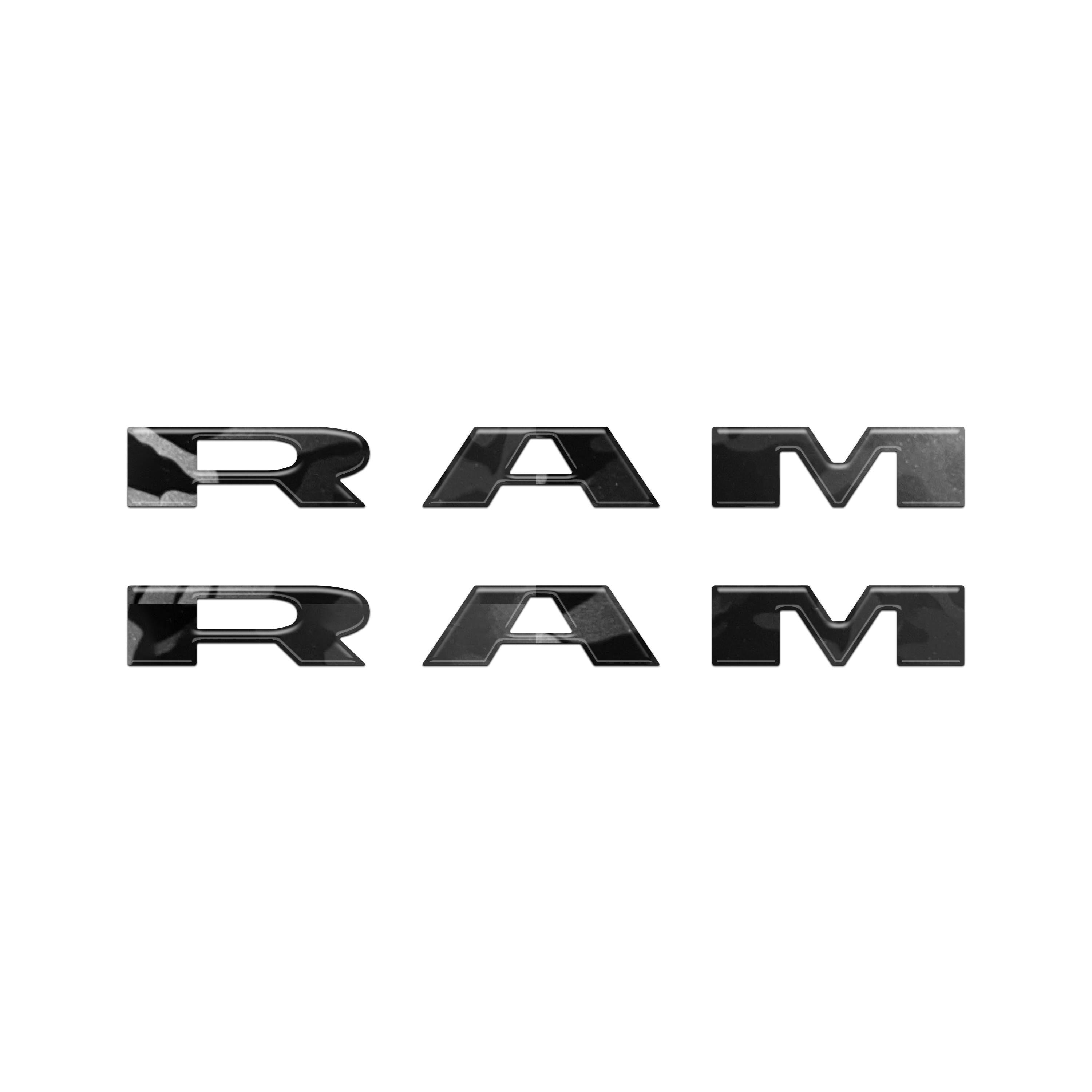 Front Door Emblem Overlays Fits 2025-2026 Ram 1500/2500/3500