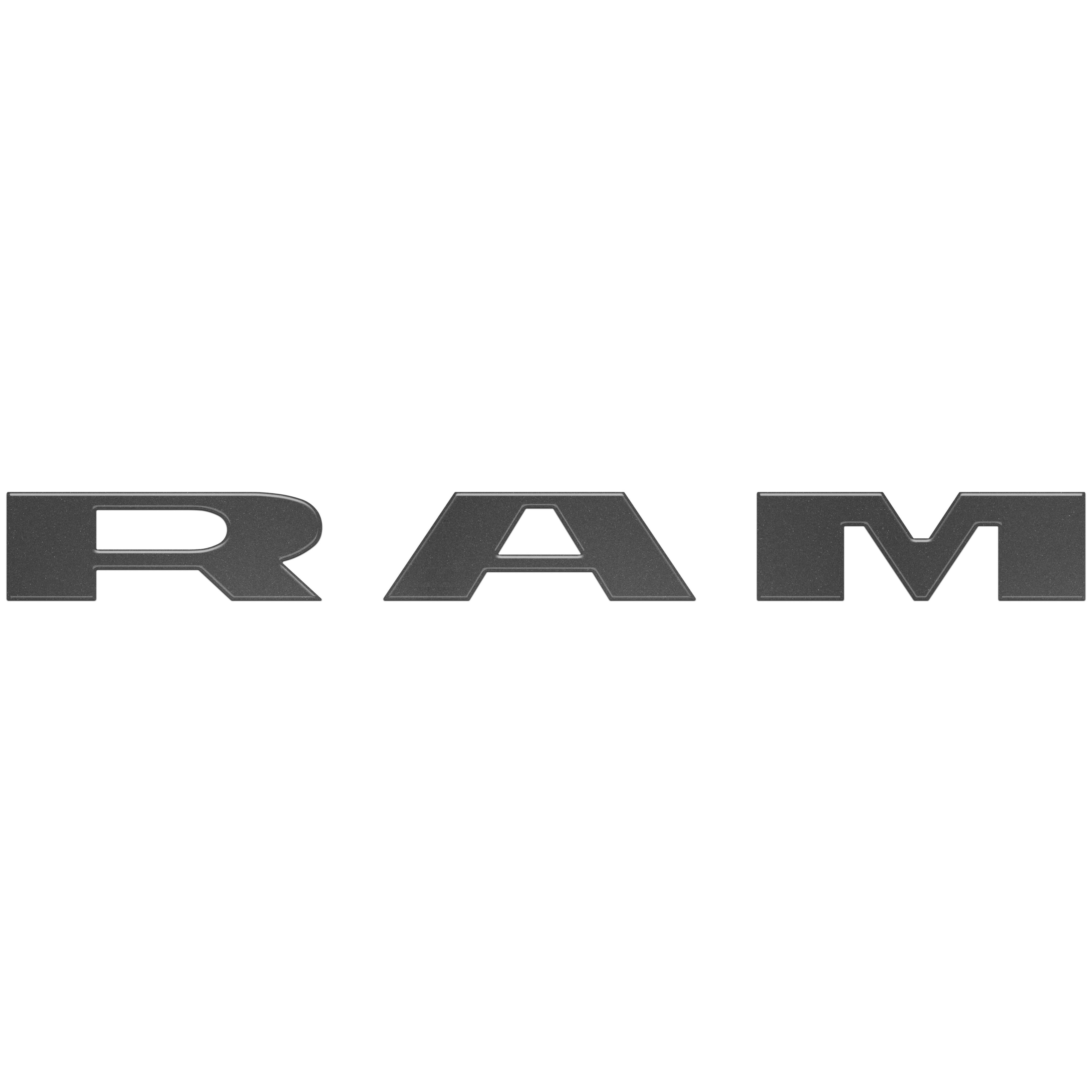 Tailgate Letter Overlays Fits 2025-2026 Ram 2500/3500