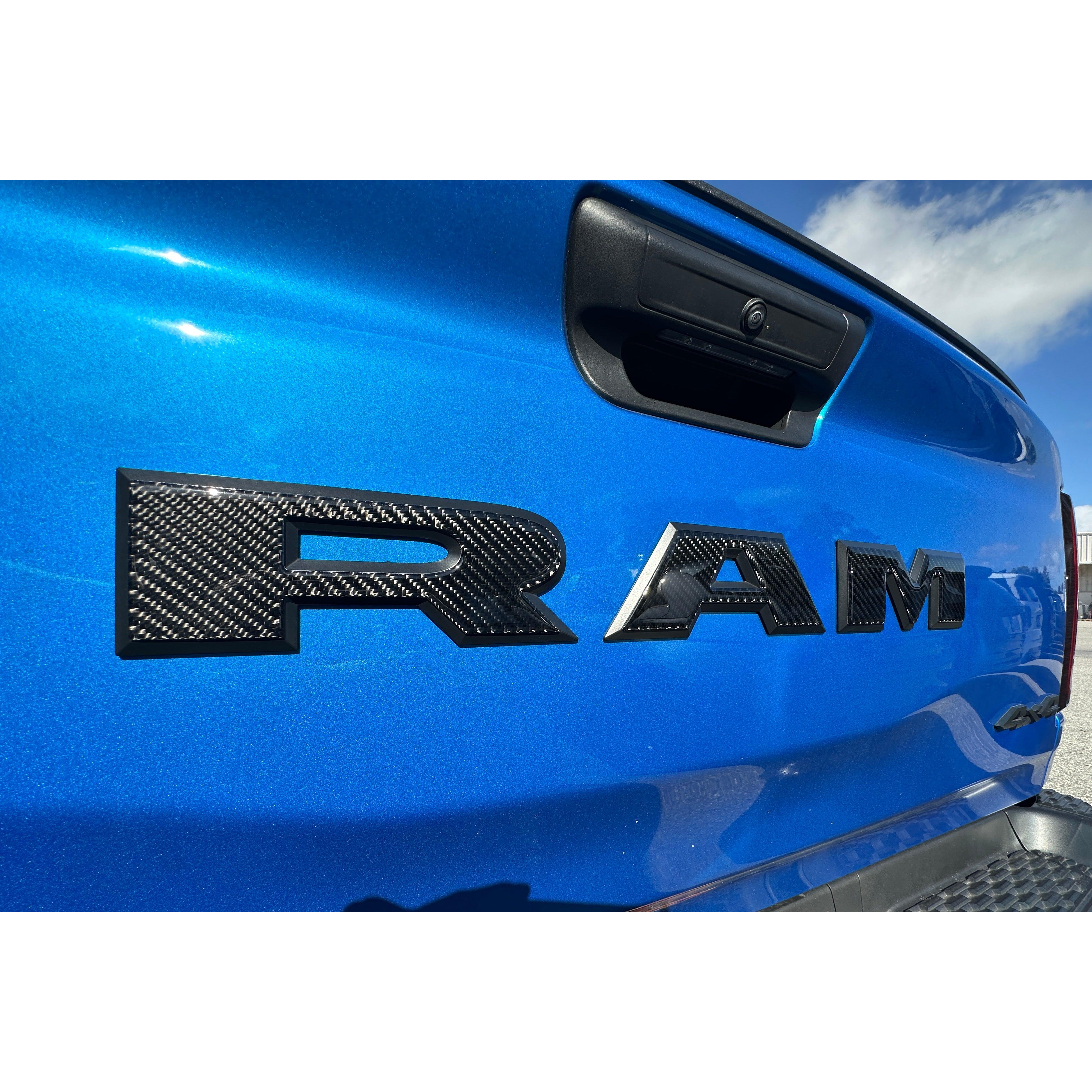 Tailgate Letter Overlays Fits 2025-2026 Ram 1500