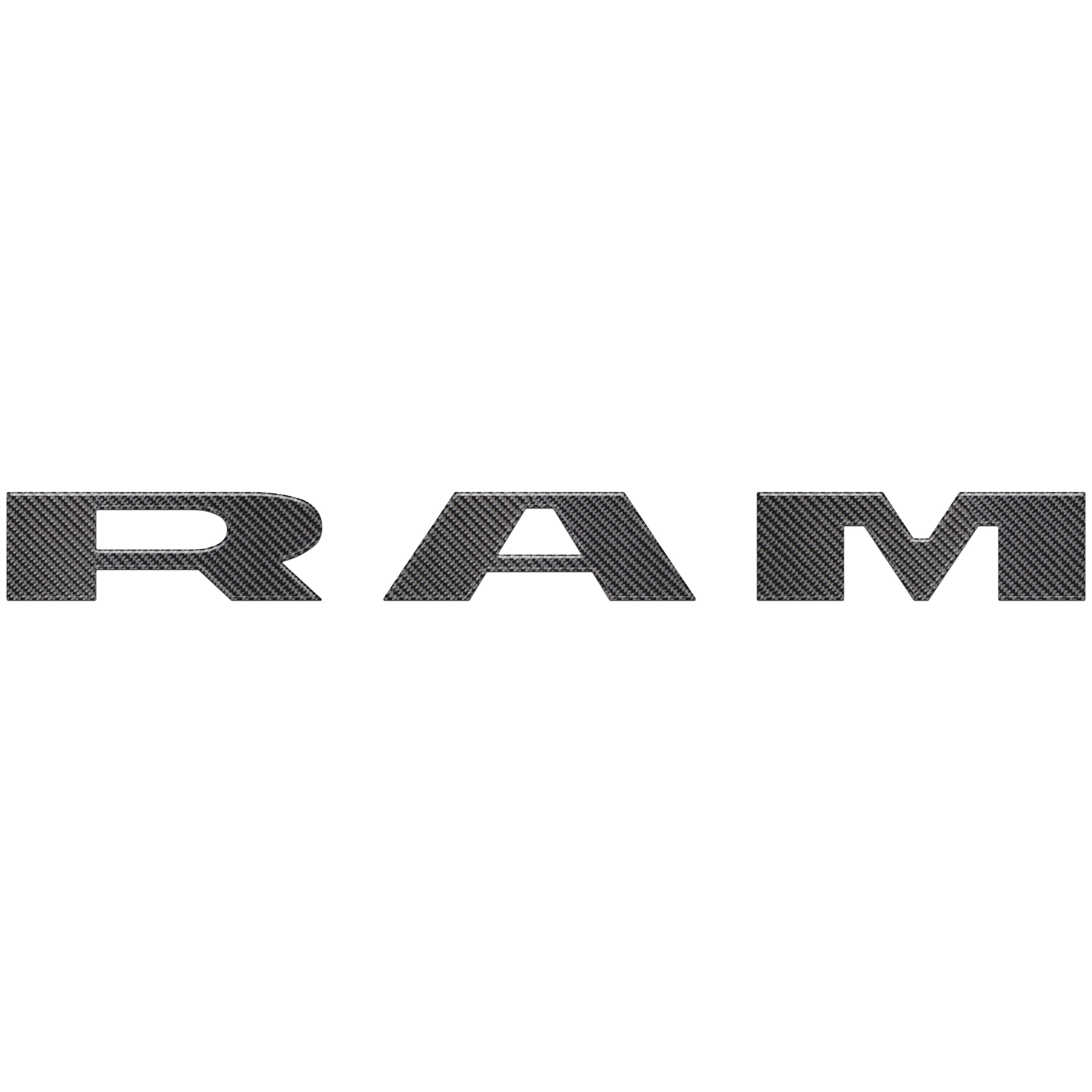Tailgate Letter Overlays Fits 2025-2026 Ram 1500