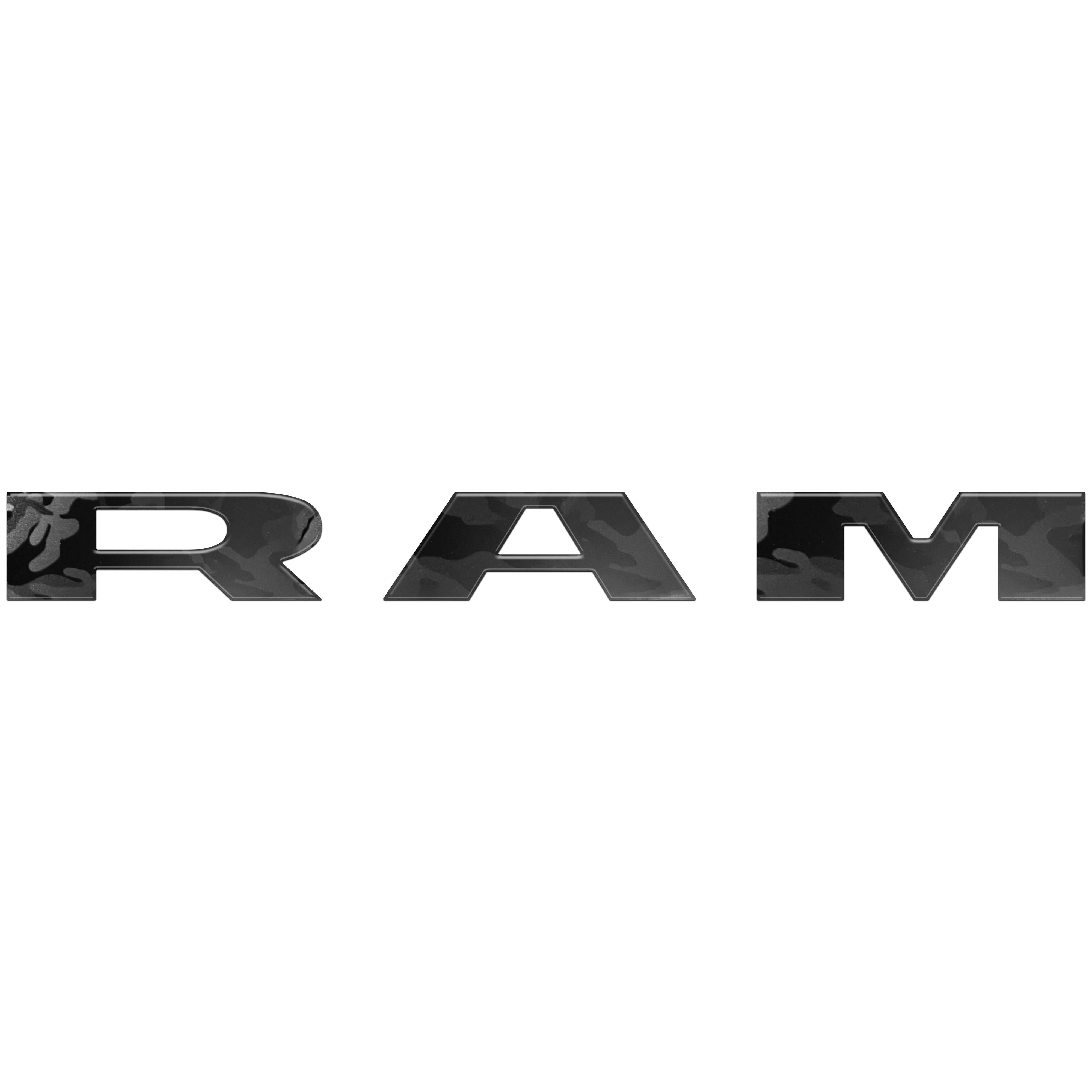Tailgate Letter Overlays Fits 2025-2026 Ram 1500