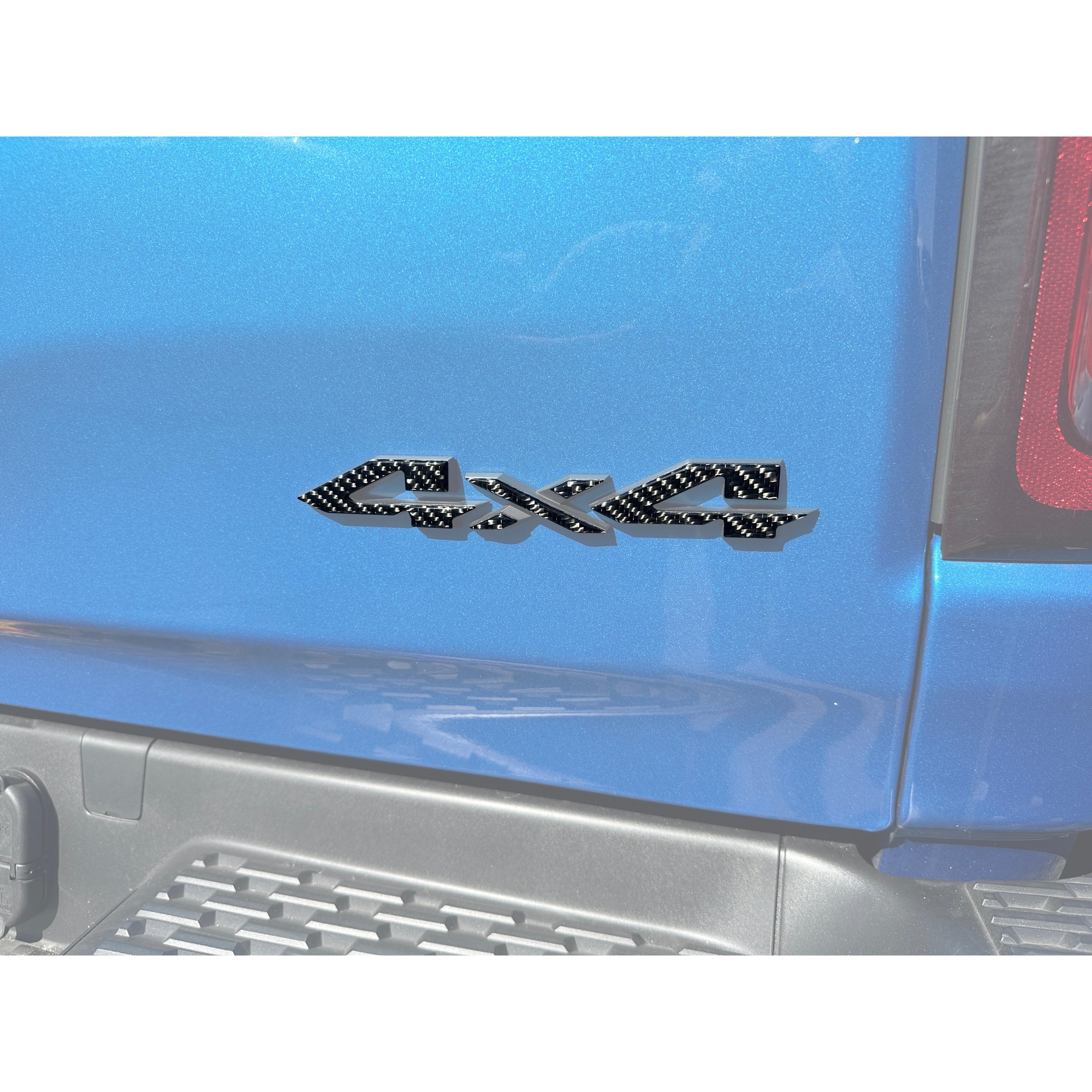 4x4 Tailgate Emblem Letter Overlays Fits 2025-2026 Ram 1500/2500/3500