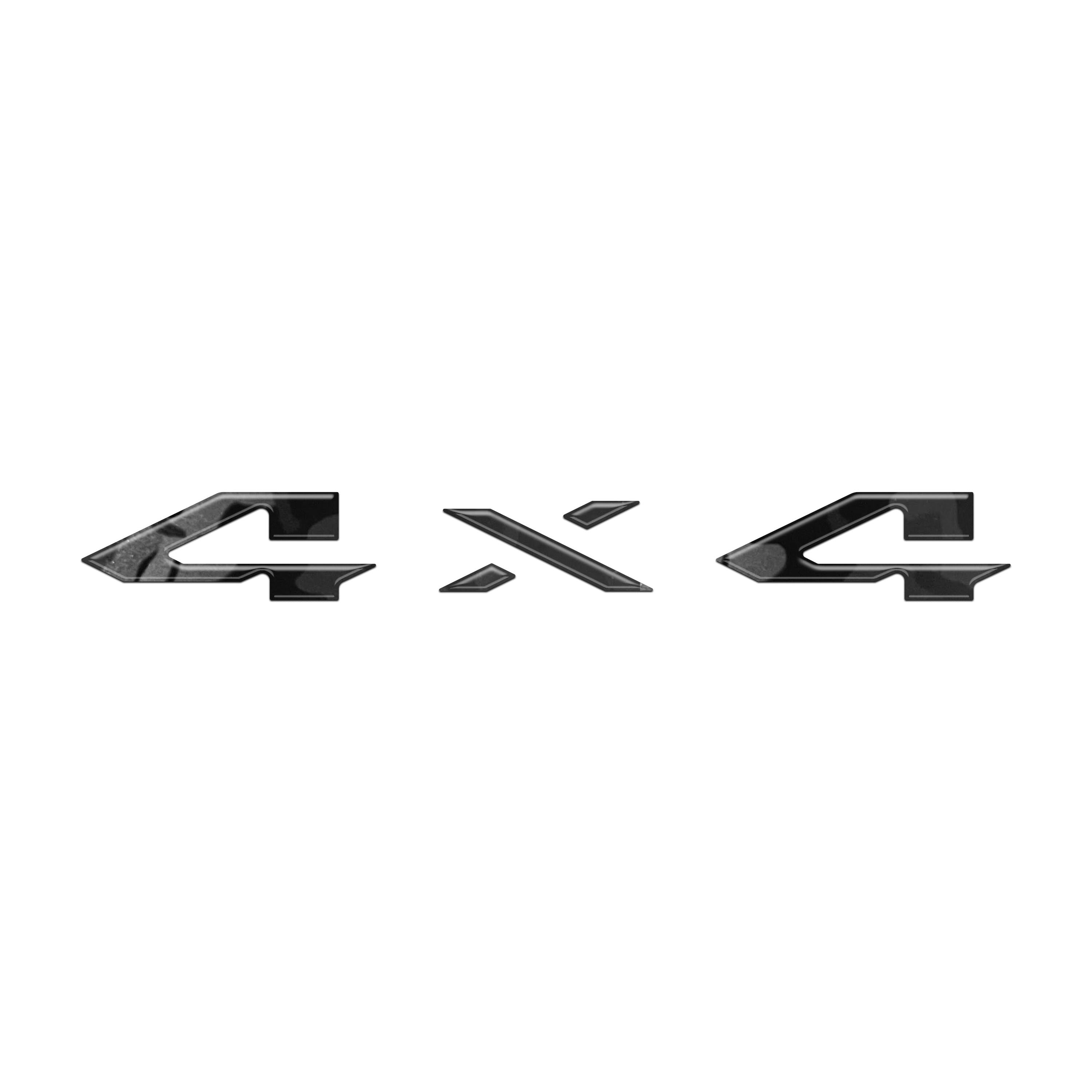 4x4 Tailgate Emblem Letter Overlays Fits 2025-2026 Ram 1500/2500/3500