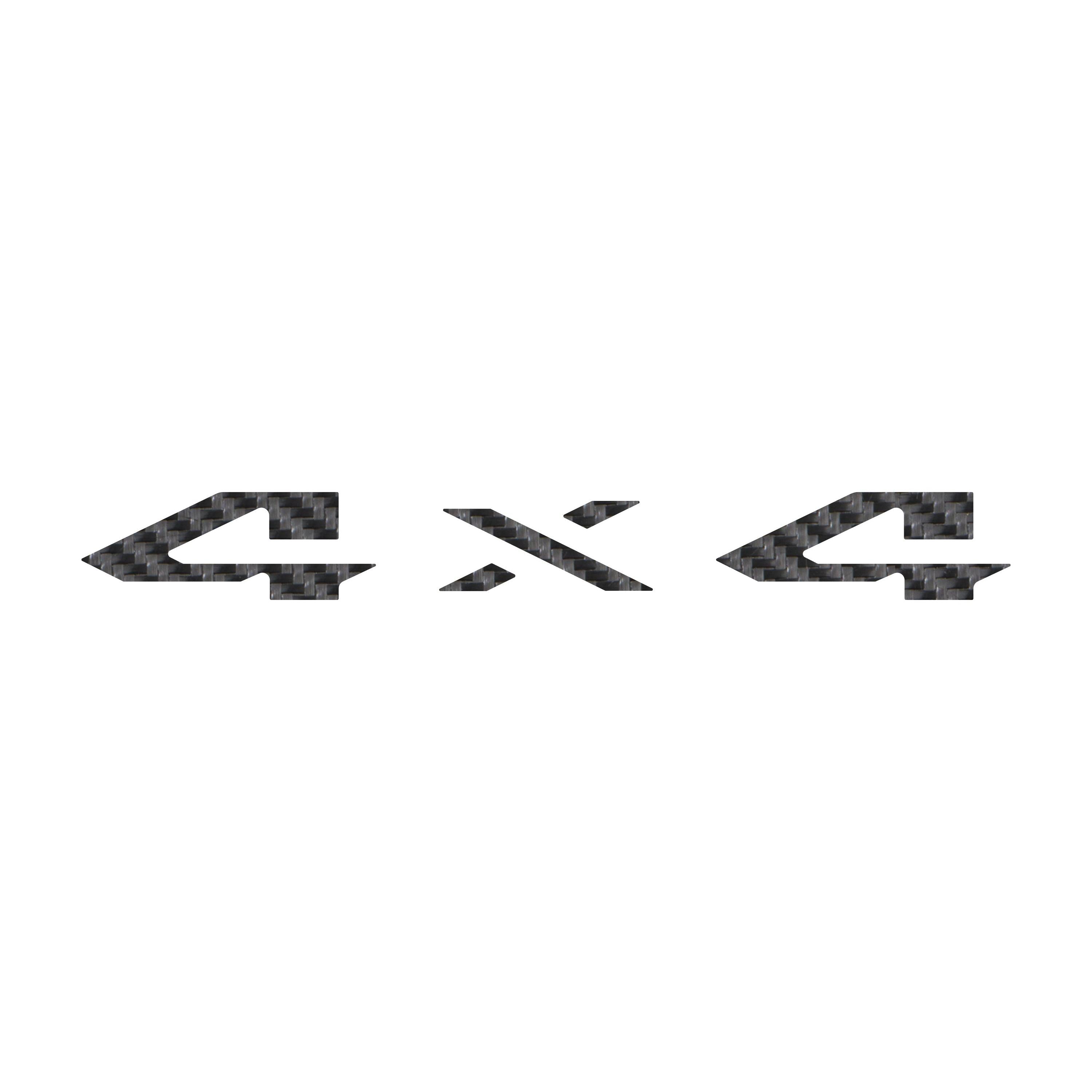 4x4 Tailgate Emblem Letter Overlays Fits 2025-2026 Ram 1500/2500/3500