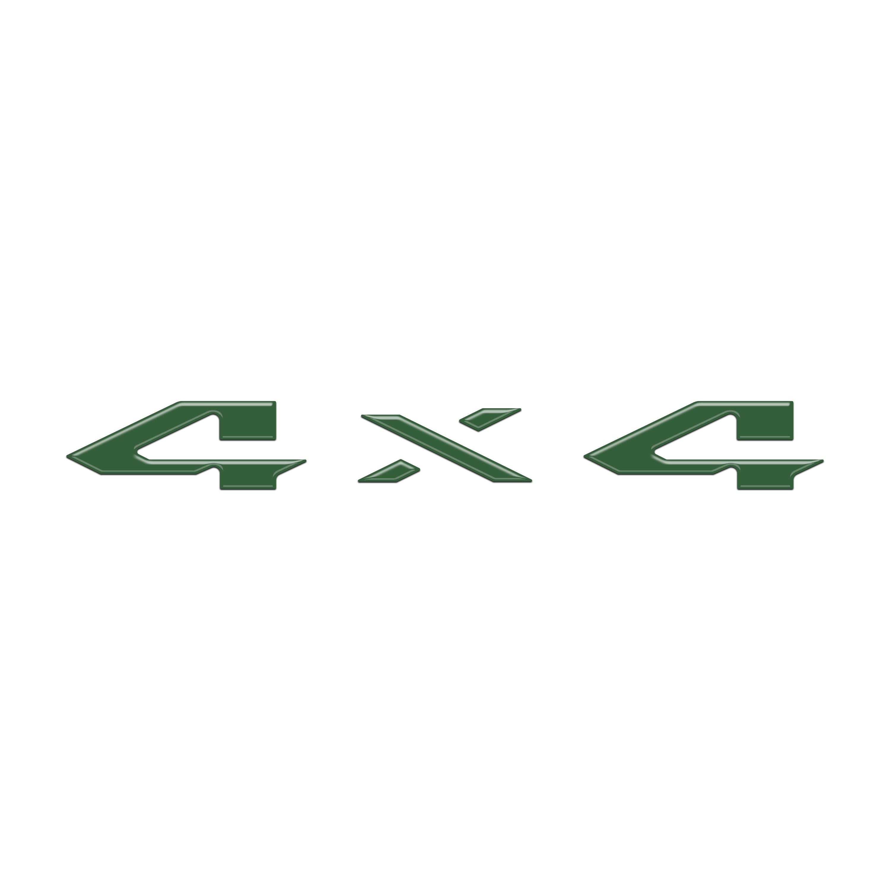 4x4 Tailgate Emblem Letter Overlays Fits 2025-2026 Ram 1500/2500/3500