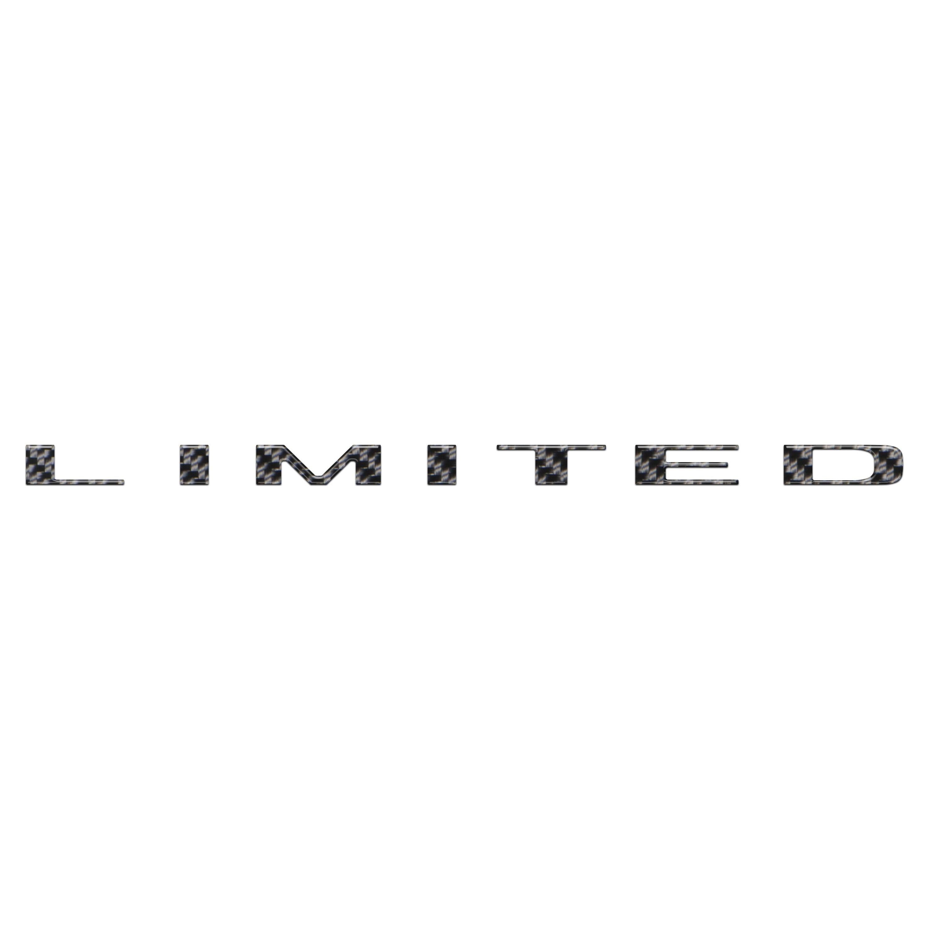 Limited Tailgate Emblem Letter Overlays Fits 2025-2026 Ram 1500/2500/3500