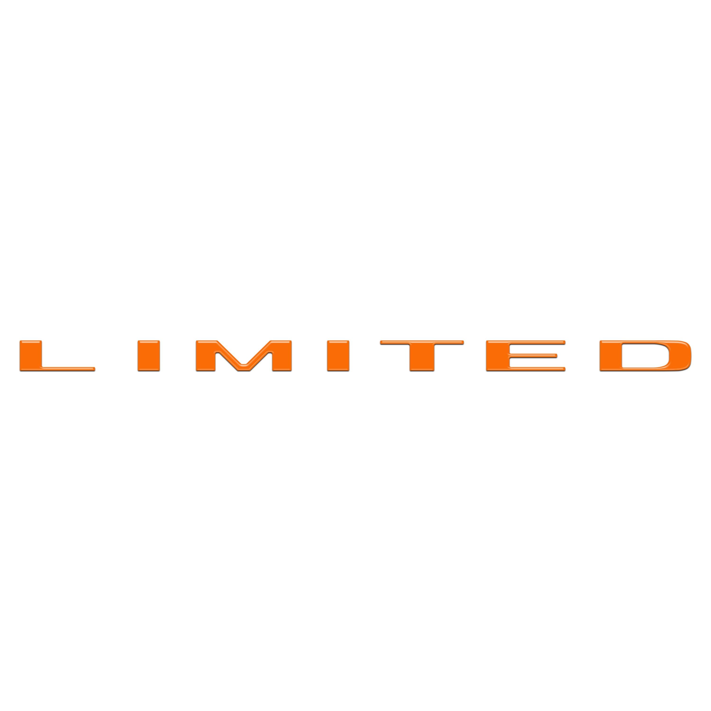 Limited Tailgate Emblem Letter Overlays Fits 2025-2026 Ram 1500/2500/3500