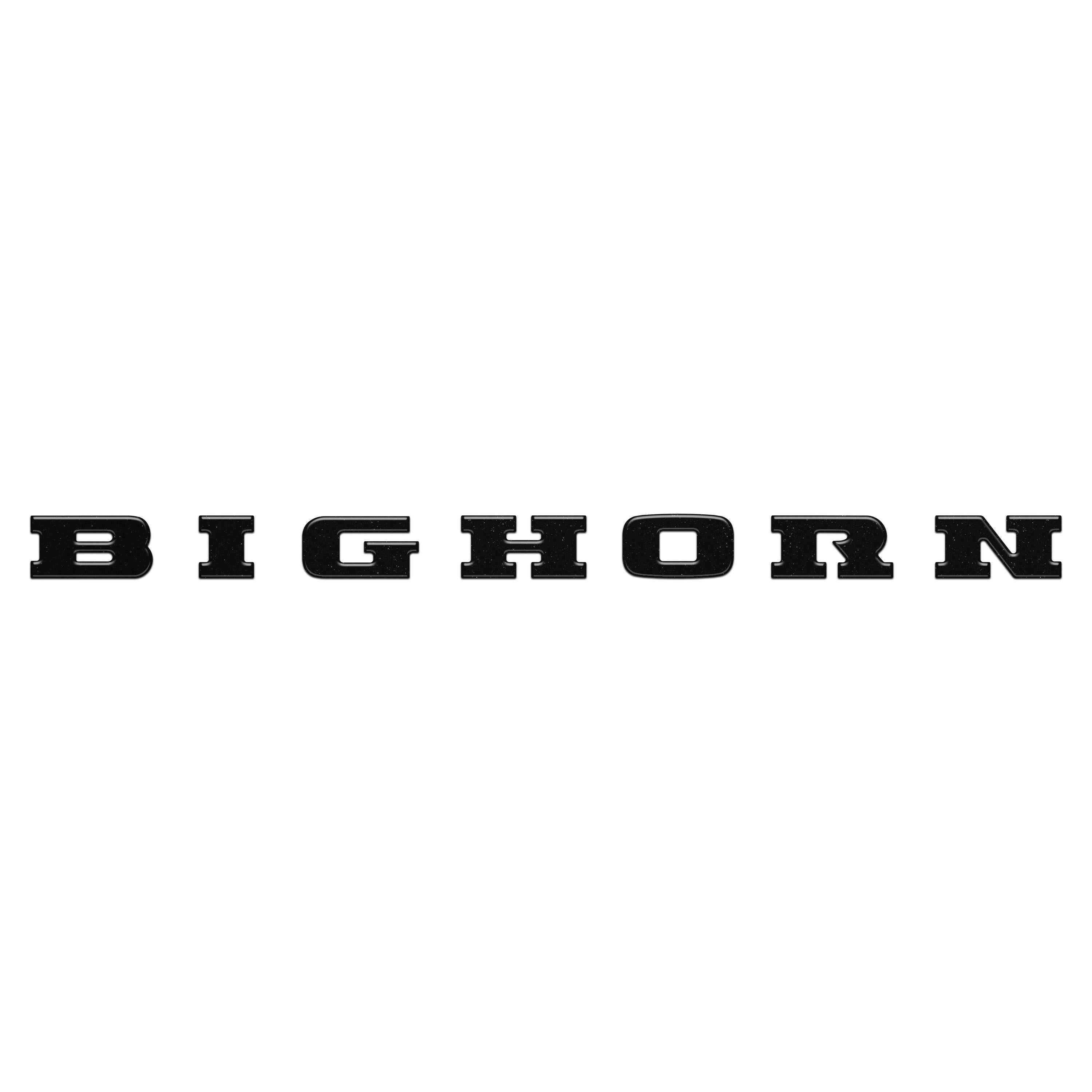 Bighorn Tailgate Emblem Letter Inserts Fits 2025-2026 Ram 1500/2500/3500