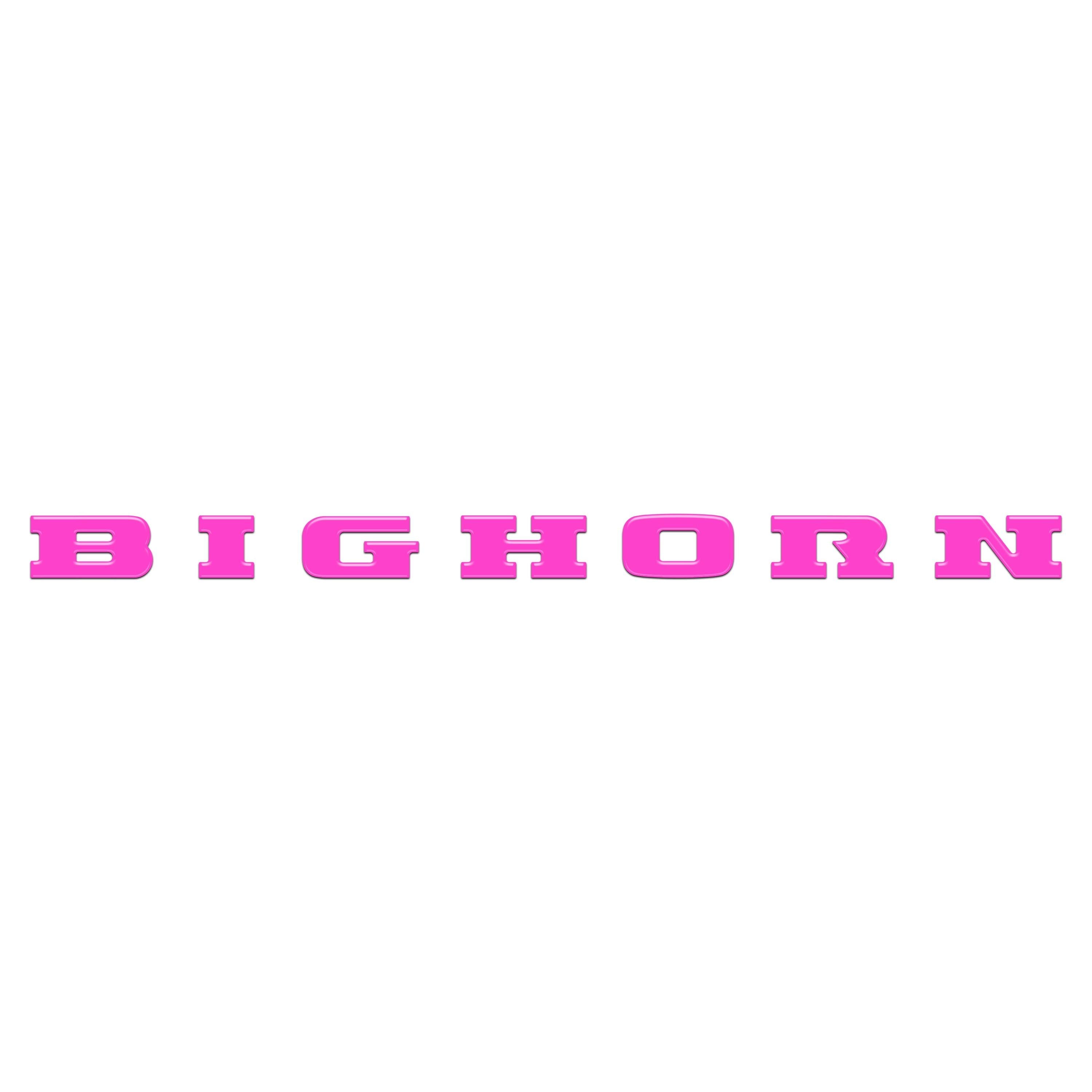 Bighorn Tailgate Emblem Letter Inserts Fits 2025-2026 Ram 1500/2500/3500