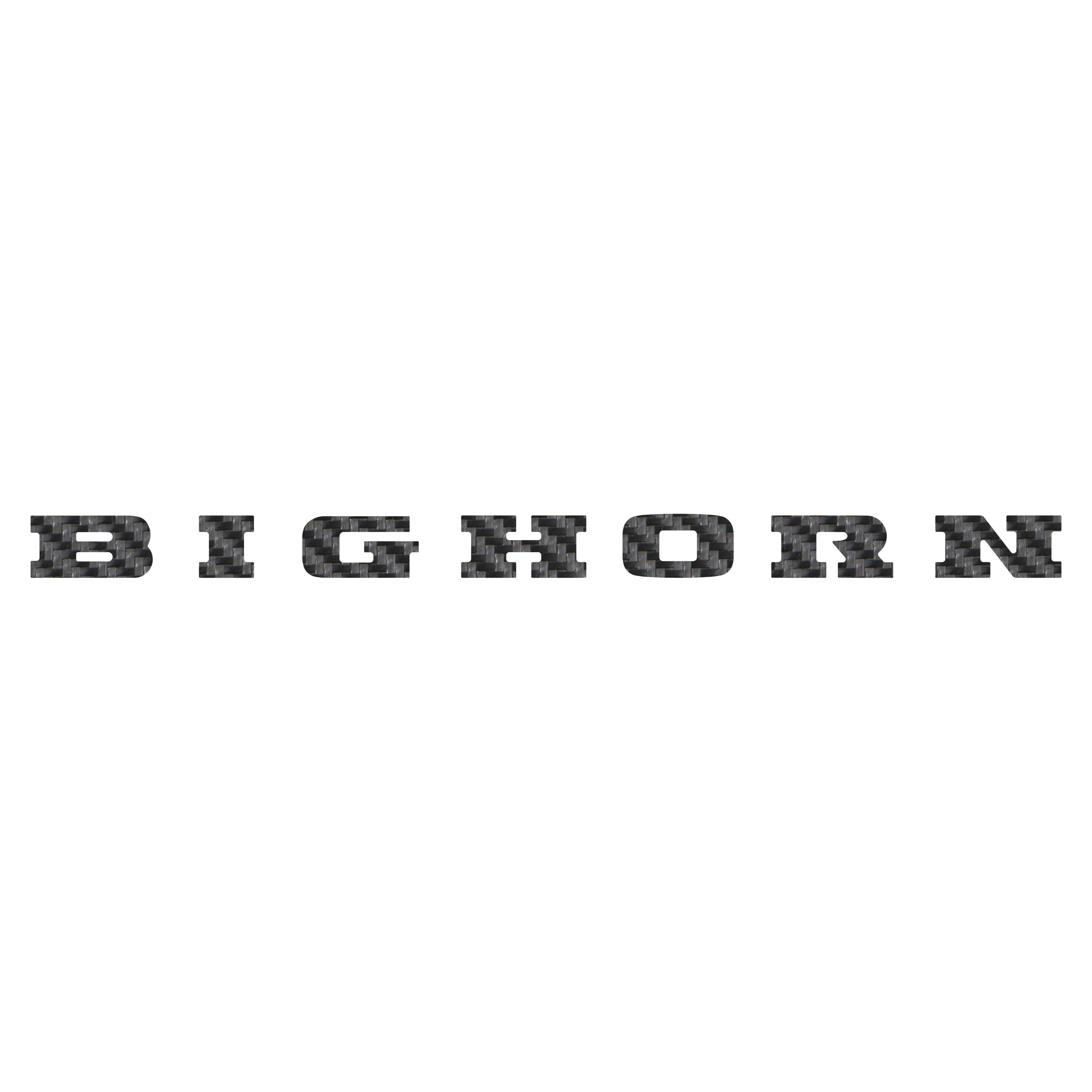 Bighorn Tailgate Emblem Letter Inserts Fits 2025-2026 Ram 1500/2500/3500