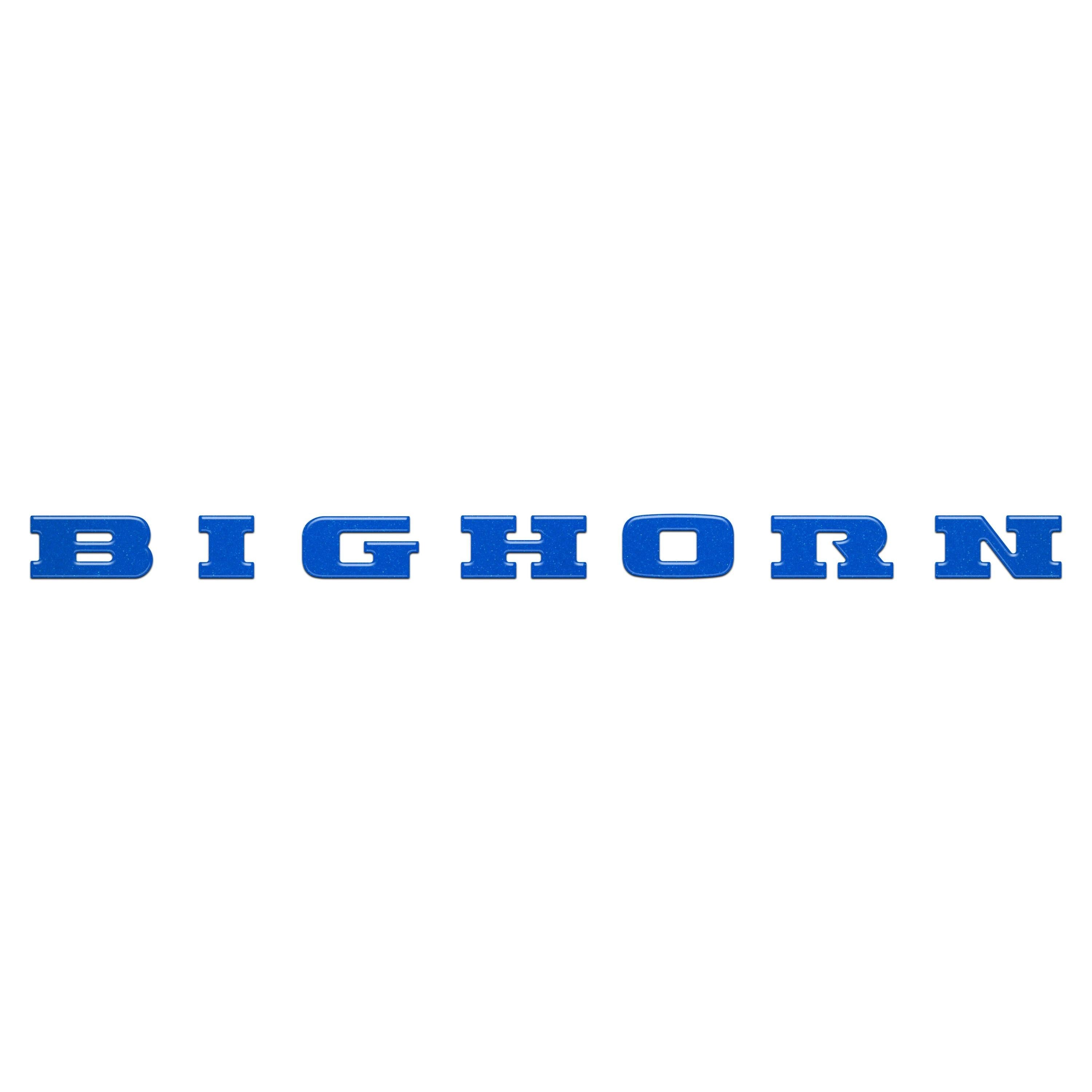 Bighorn Tailgate Emblem Letter Inserts Fits 2025-2026 Ram 1500/2500/3500