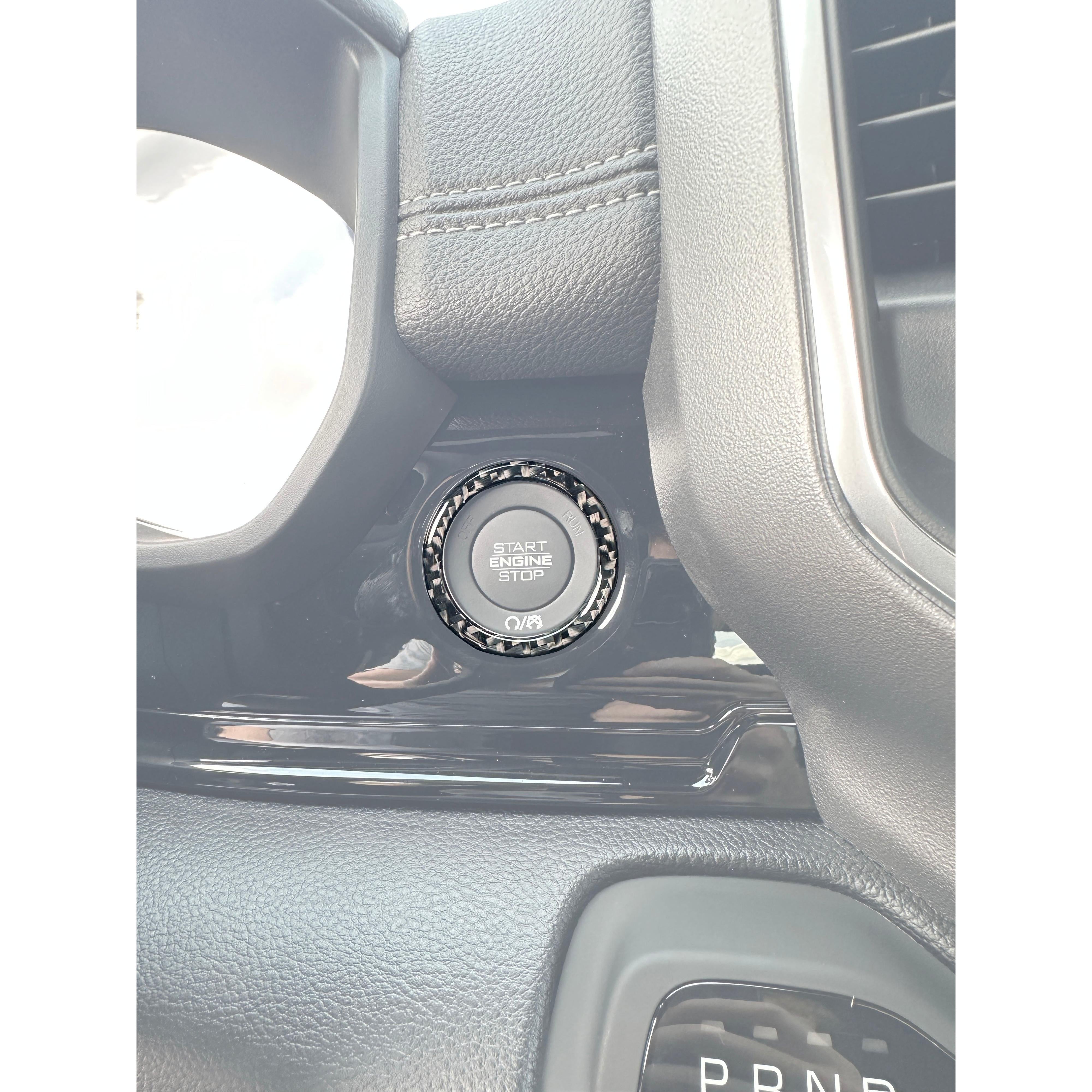 Start Button Ring Accent Trim Fits 2025-2026 Ram 1500/2500/3500