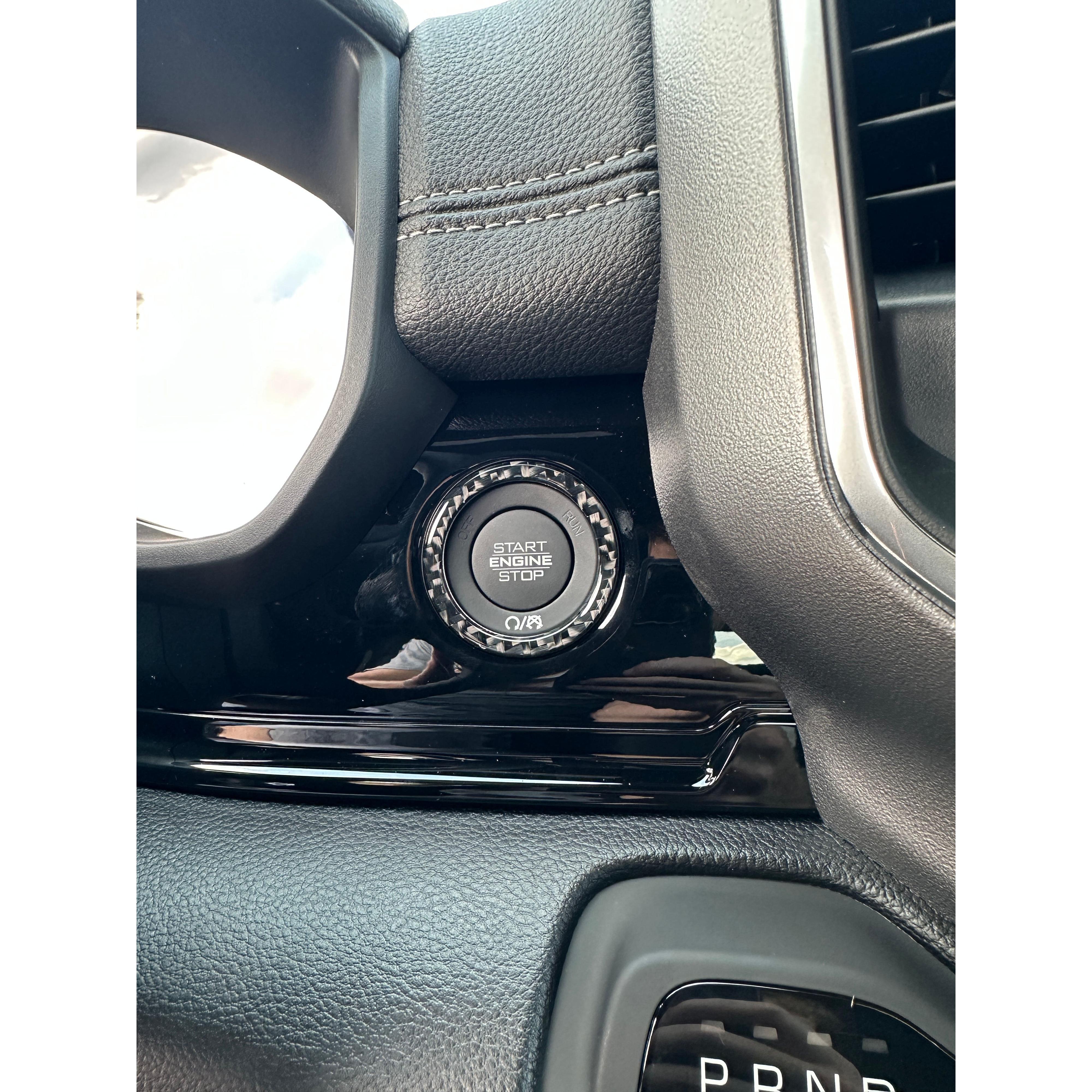 Start Button Ring Accent Trim Fits 2025-2026 Ram 1500/2500/3500