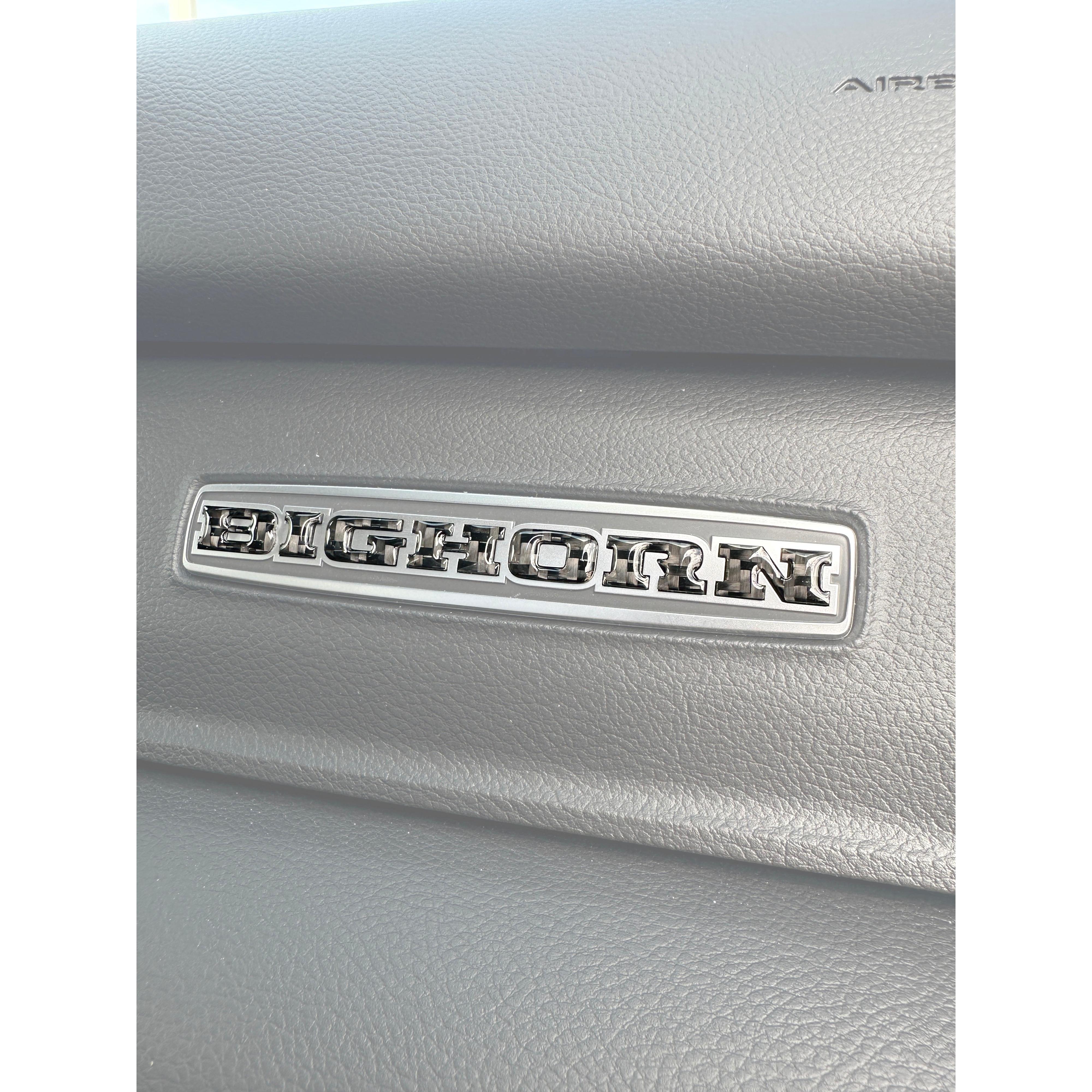 Glovebox Emblem Inserts Fits 2025-2026 Ram 1500/2500/3500