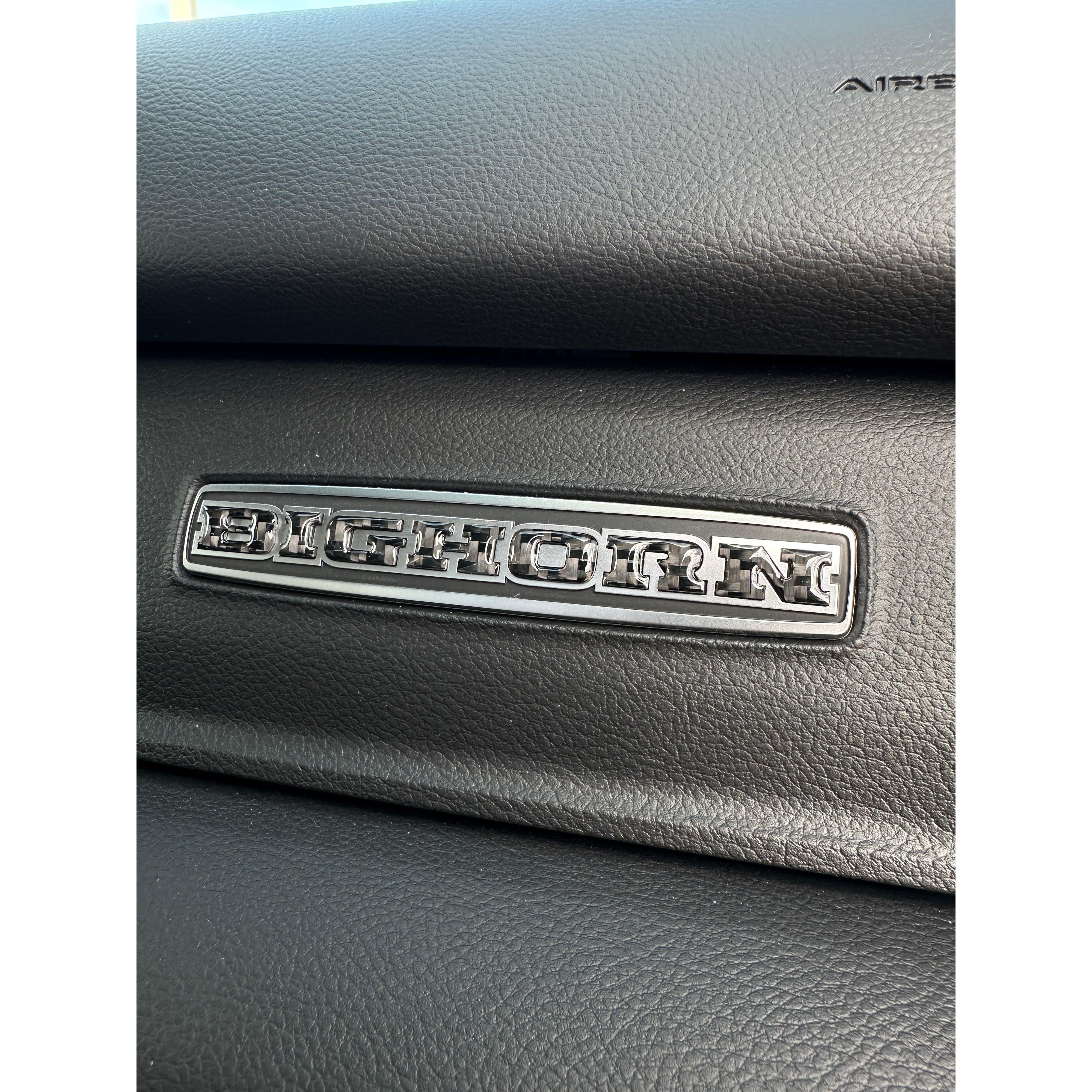 Glovebox Emblem Inserts Fits 2025-2026 Ram 1500/2500/3500