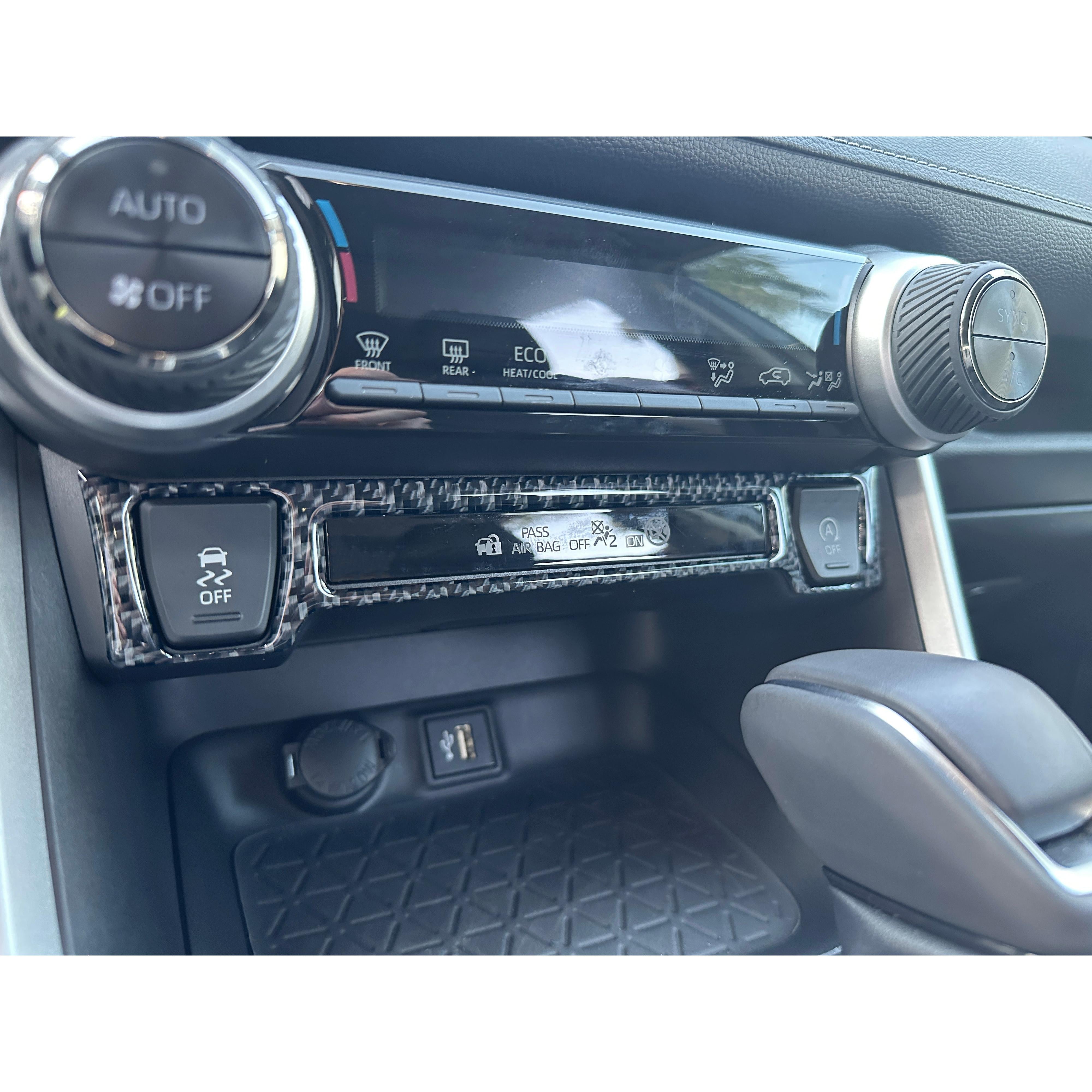 Lower Dash Accent Trim Fits 2019-2025 Toyota Rav4