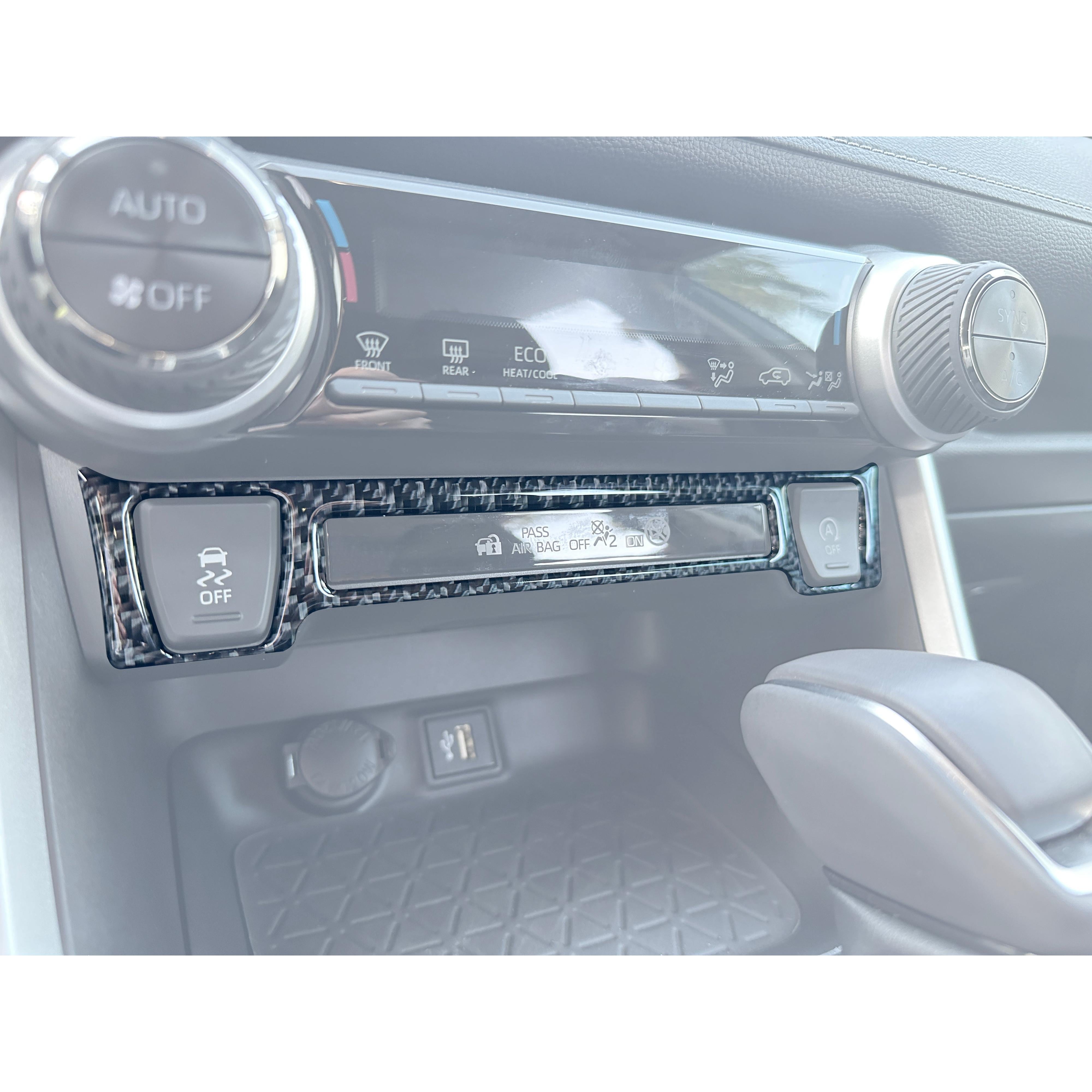 Lower Dash Accent Trim Fits 2019-2025 Toyota Rav4